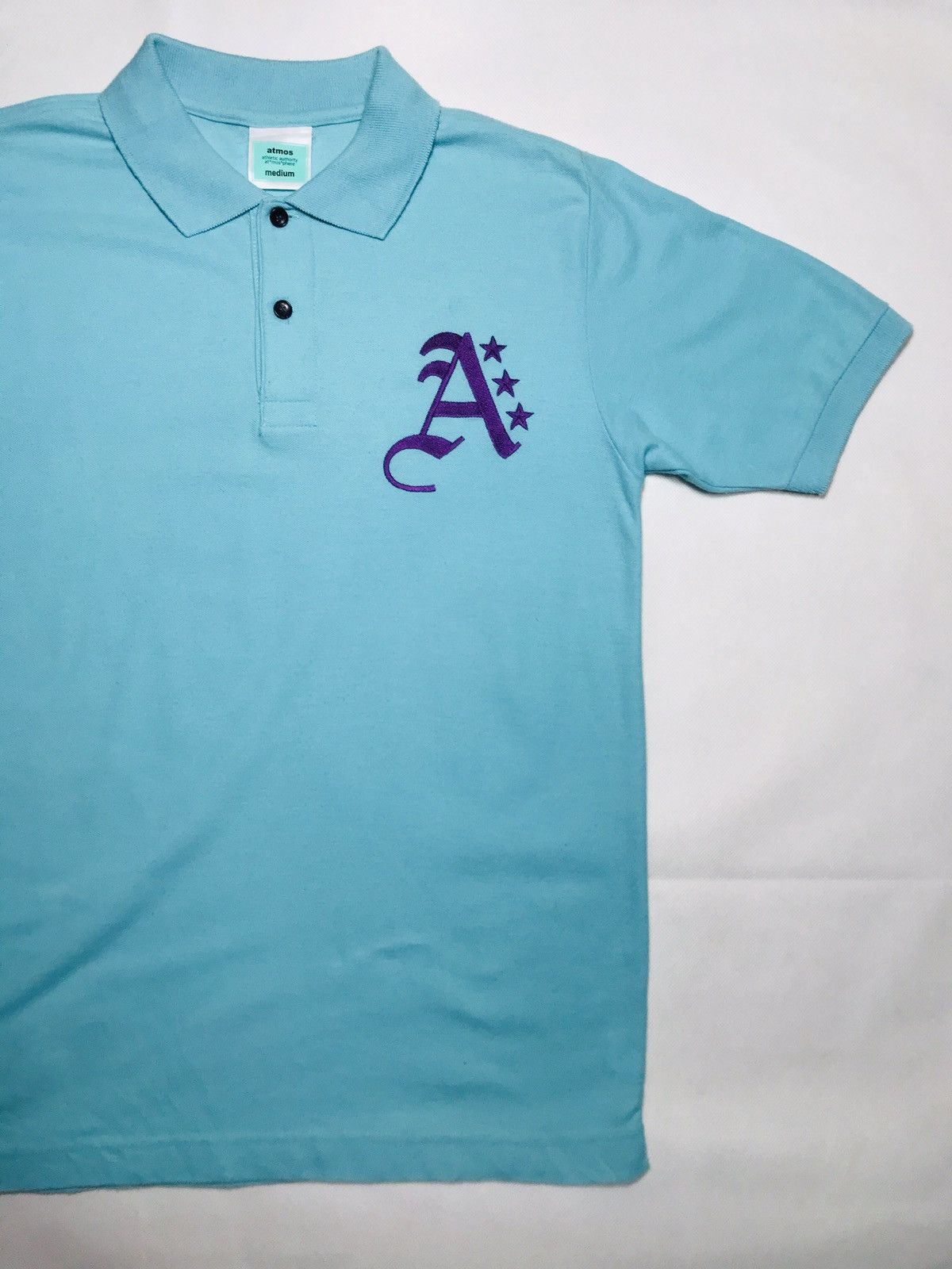 Japanese Brand × atmos Atmos Japan Polo Shirt Big A streetwear hype off supreme pyr Size US M / EU 48-50 / 2 - 4 Thumbnail