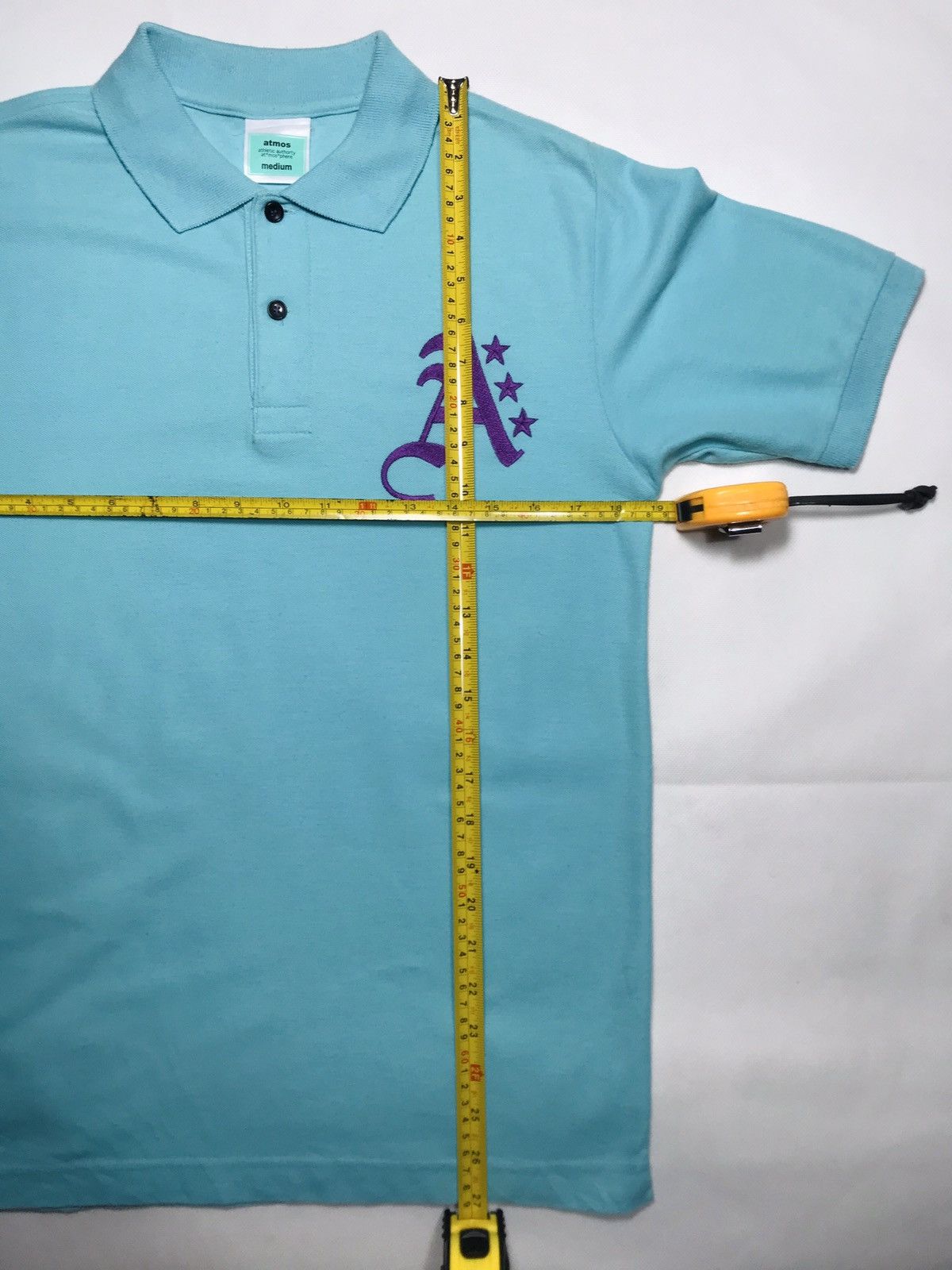 Japanese Brand × atmos Atmos Japan Polo Shirt Big A streetwear hype off supreme pyr Size US M / EU 48-50 / 2 - 11 Thumbnail