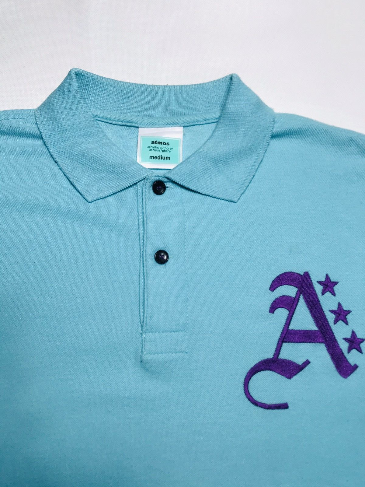 Japanese Brand × atmos Atmos Japan Polo Shirt Big A streetwear hype off supreme pyr Size US M / EU 48-50 / 2 - 5 Thumbnail