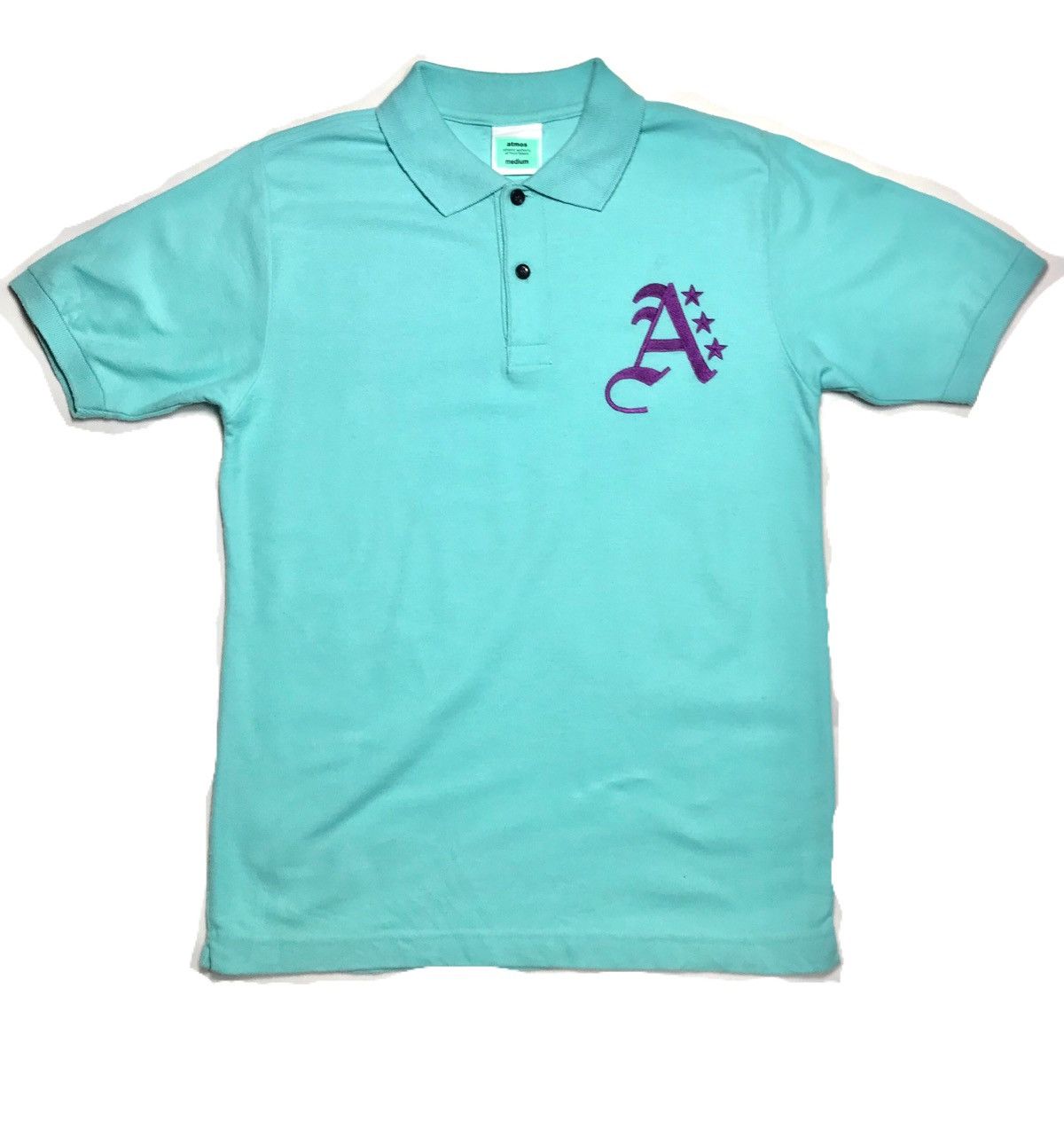 Japanese Brand × atmos Atmos Japan Polo Shirt Big A streetwear hype off supreme pyr Size US M / EU 48-50 / 2 - 2 Thumbnail