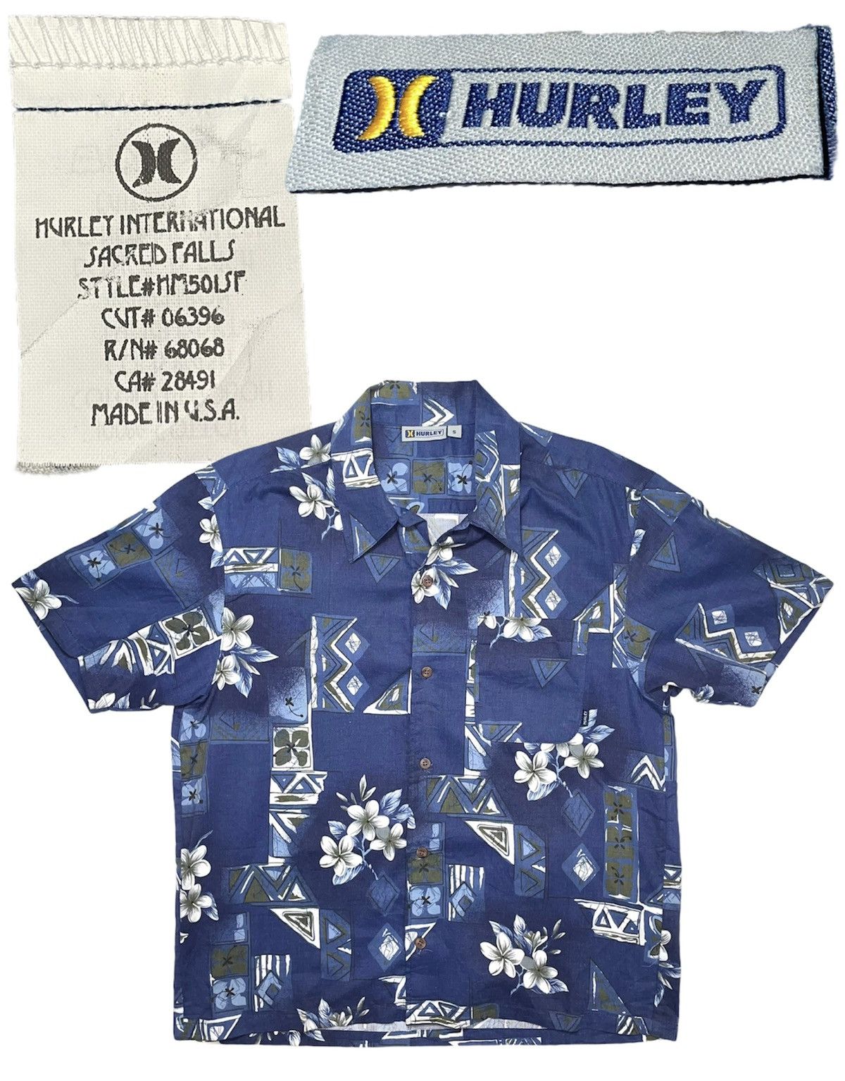 Hurley × Vintage Vintage 90s Hurley USA made Hawaii shirt rare summer Size US L / EU 52-54 / 3 - 1 Thumbnail