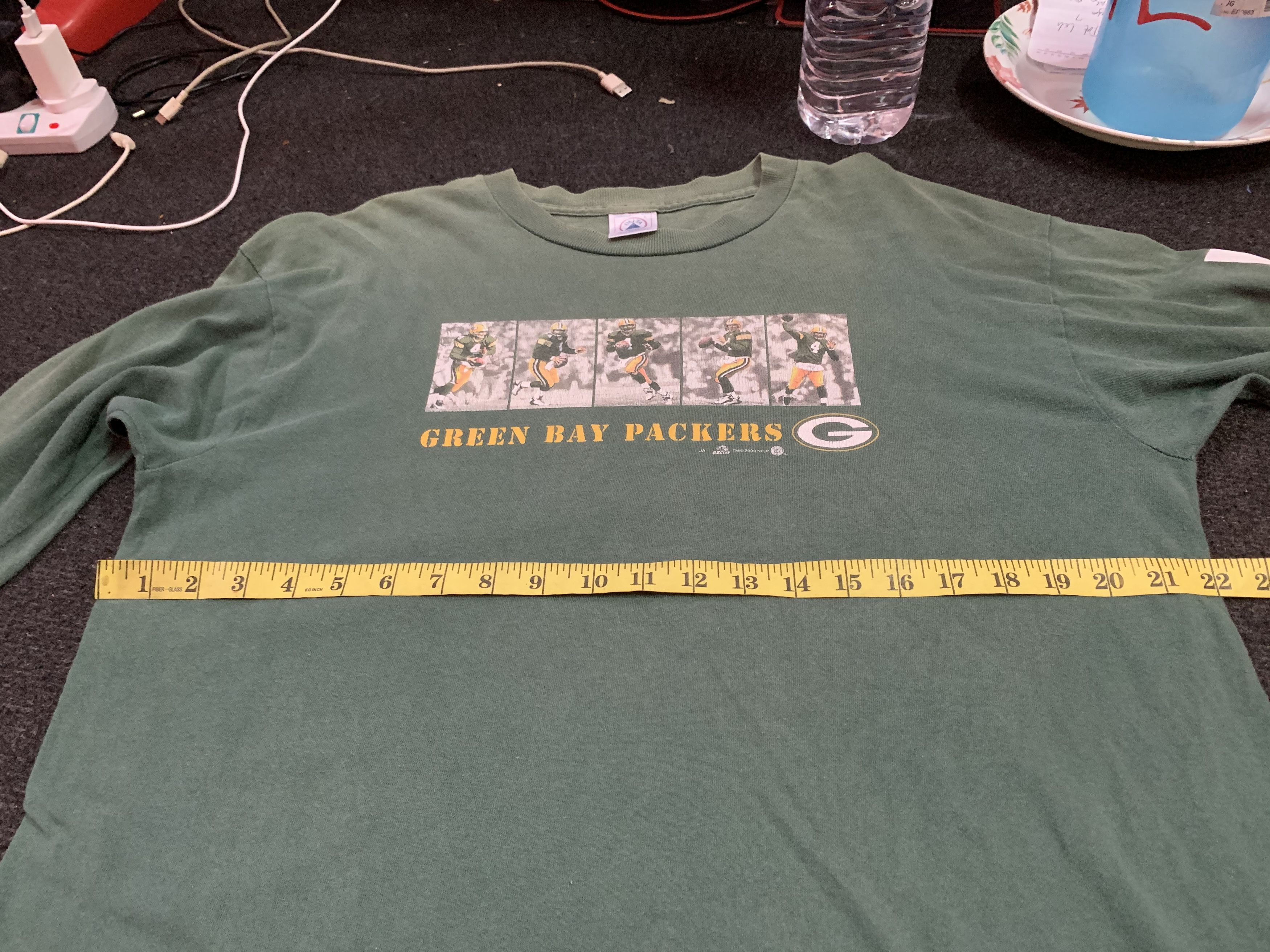 NFL × Vintage Rare! Vintage NFL Greenbay Packers Y2K Tee Size US L / EU 52-54 / 3 - 11 Thumbnail