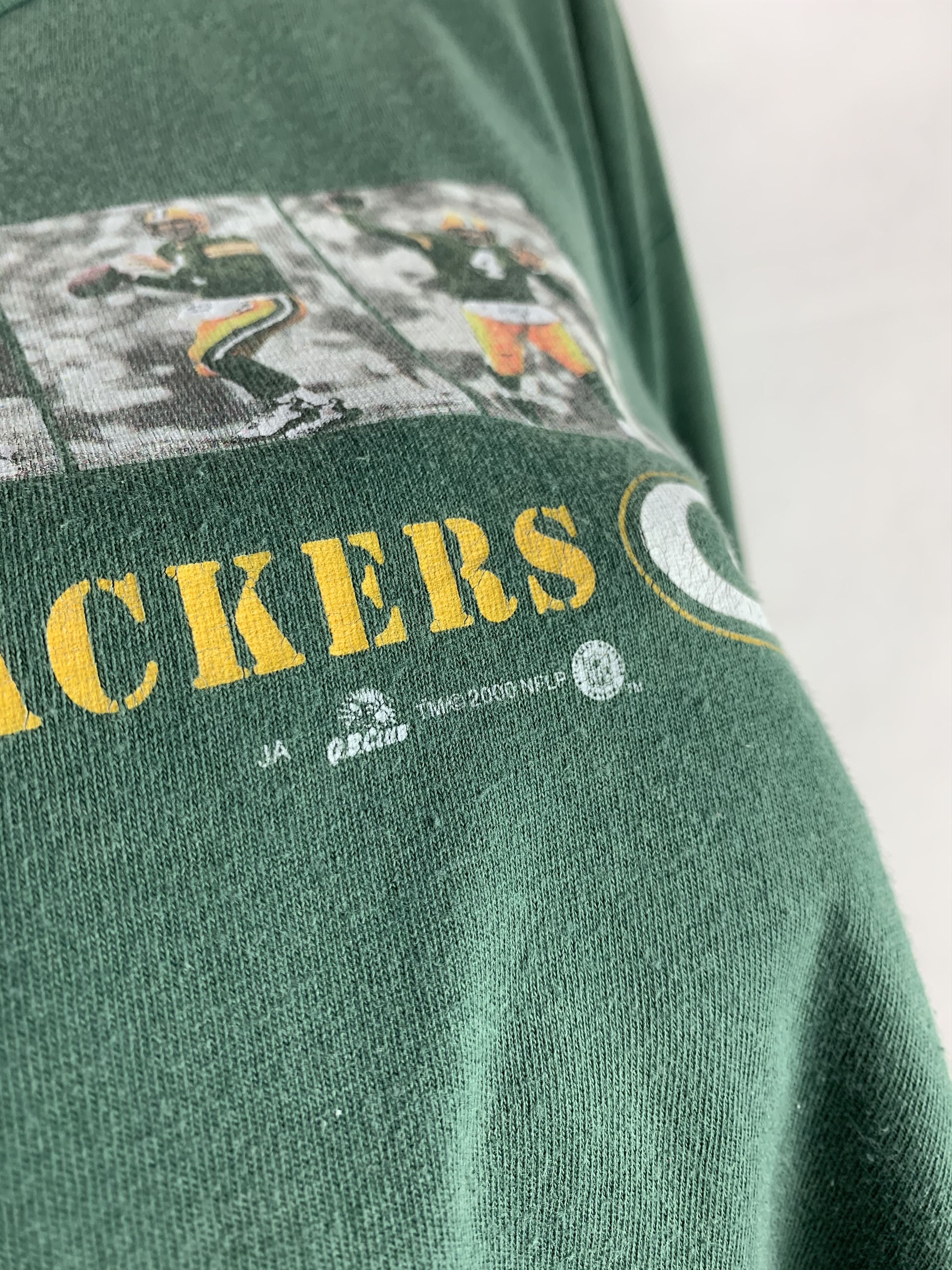 NFL × Vintage Rare! Vintage NFL Greenbay Packers Y2K Tee Size US L / EU 52-54 / 3 - 3 Thumbnail