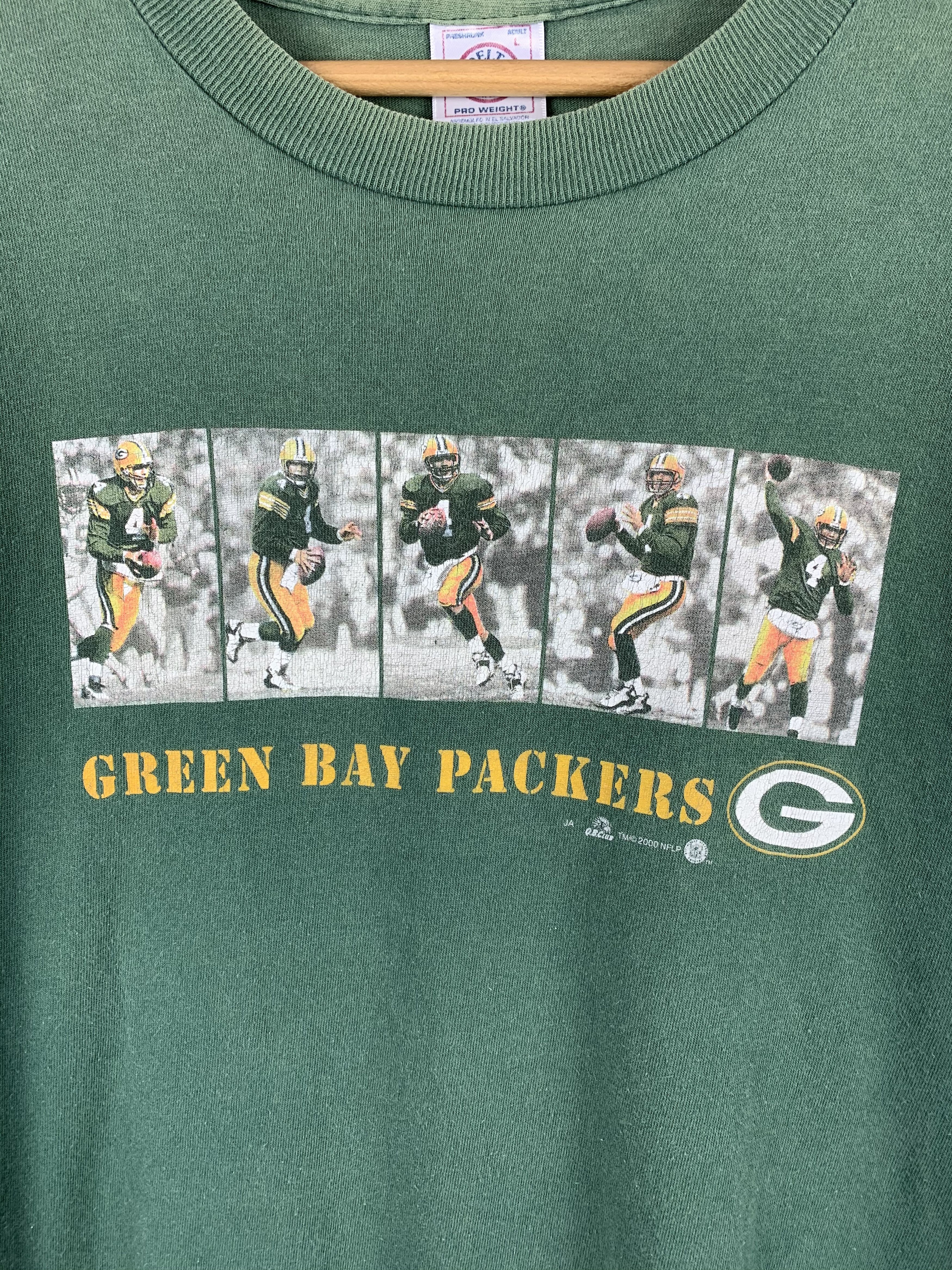 NFL × Vintage Rare! Vintage NFL Greenbay Packers Y2K Tee Size US L / EU 52-54 / 3 - 4 Thumbnail