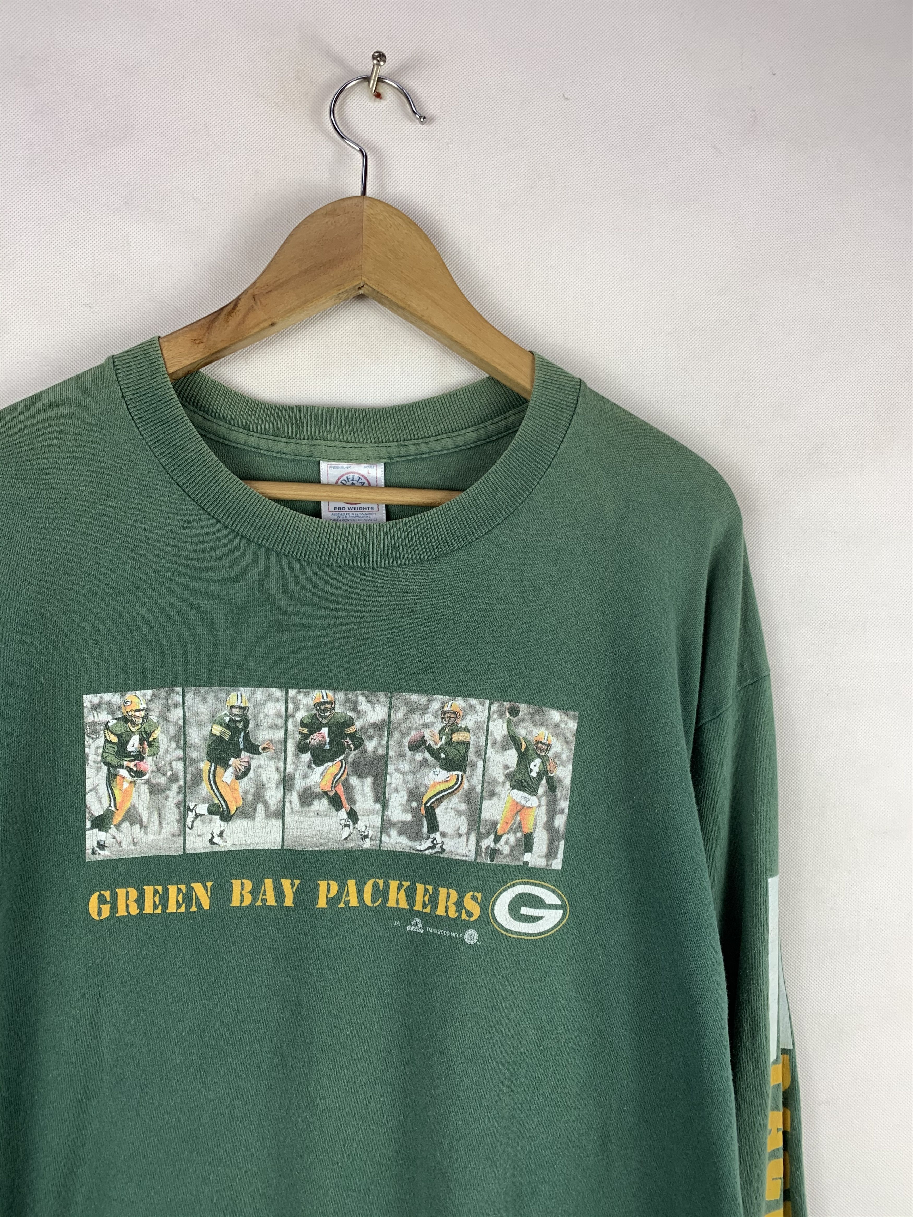 NFL × Vintage Rare! Vintage NFL Greenbay Packers Y2K Tee Size US L / EU 52-54 / 3 - 2 Thumbnail