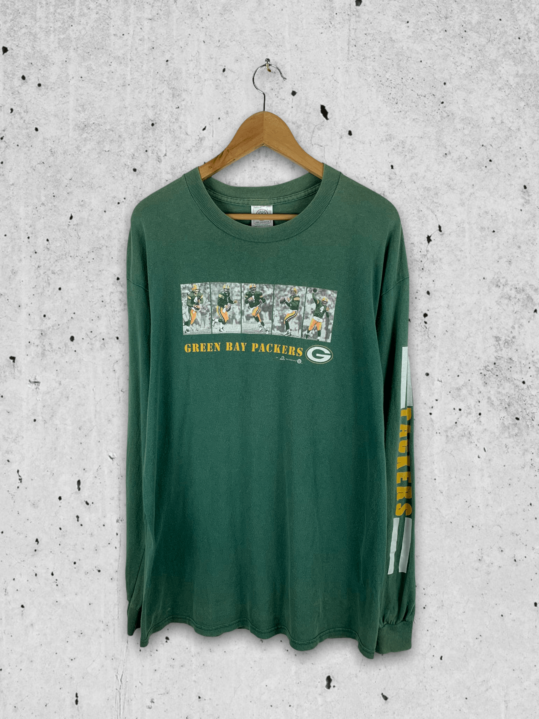 NFL × Vintage Rare! Vintage NFL Greenbay Packers Y2K Tee Size US L / EU 52-54 / 3 - 1 Thumbnail