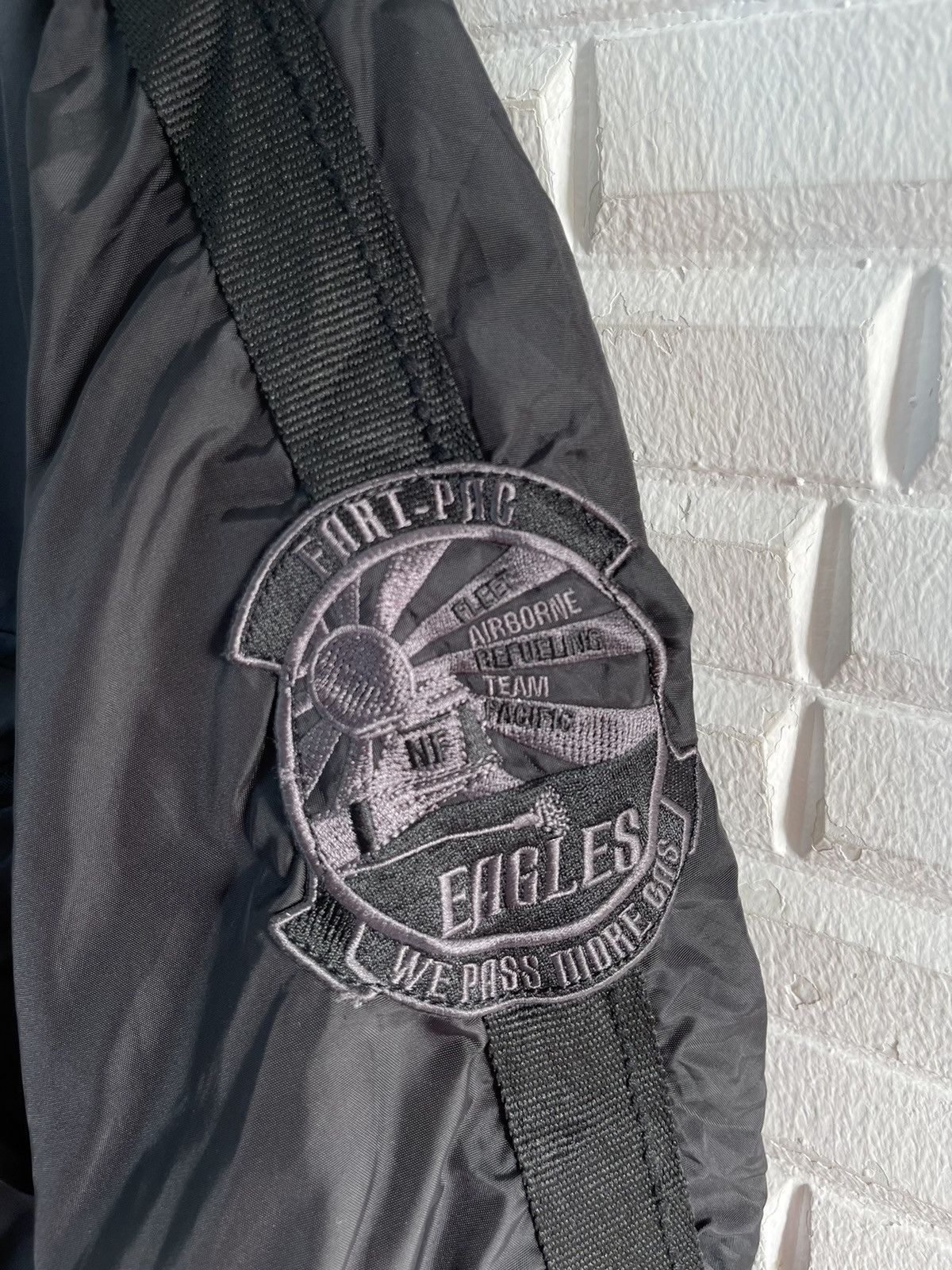 Alpha Industries 50th Anniversary ALPHA INDUSTRIES Bondage Pockets Bomber Size US XL / EU 56 / 4 - 4 Thumbnail