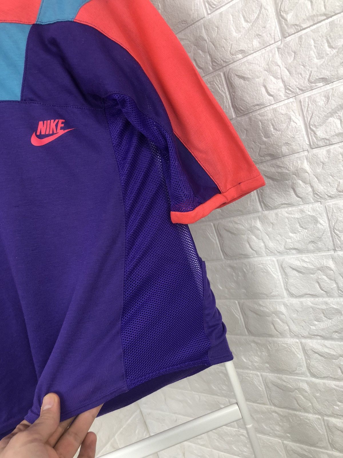 Nike × Vintage Vintage 80s NIKE Cycling Shirt Size US M / EU 48-50 / 2 - 11 Thumbnail