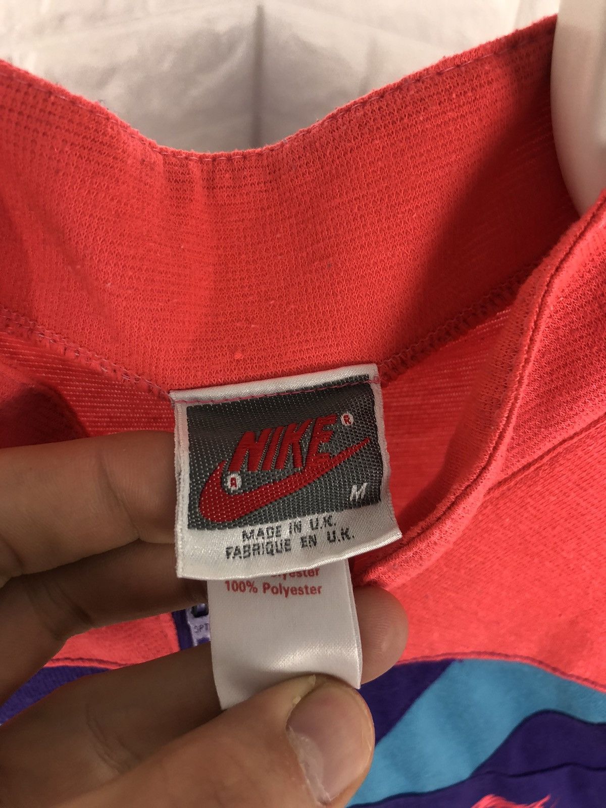 Nike × Vintage Vintage 80s NIKE Cycling Shirt Size US M / EU 48-50 / 2 - 13 Thumbnail