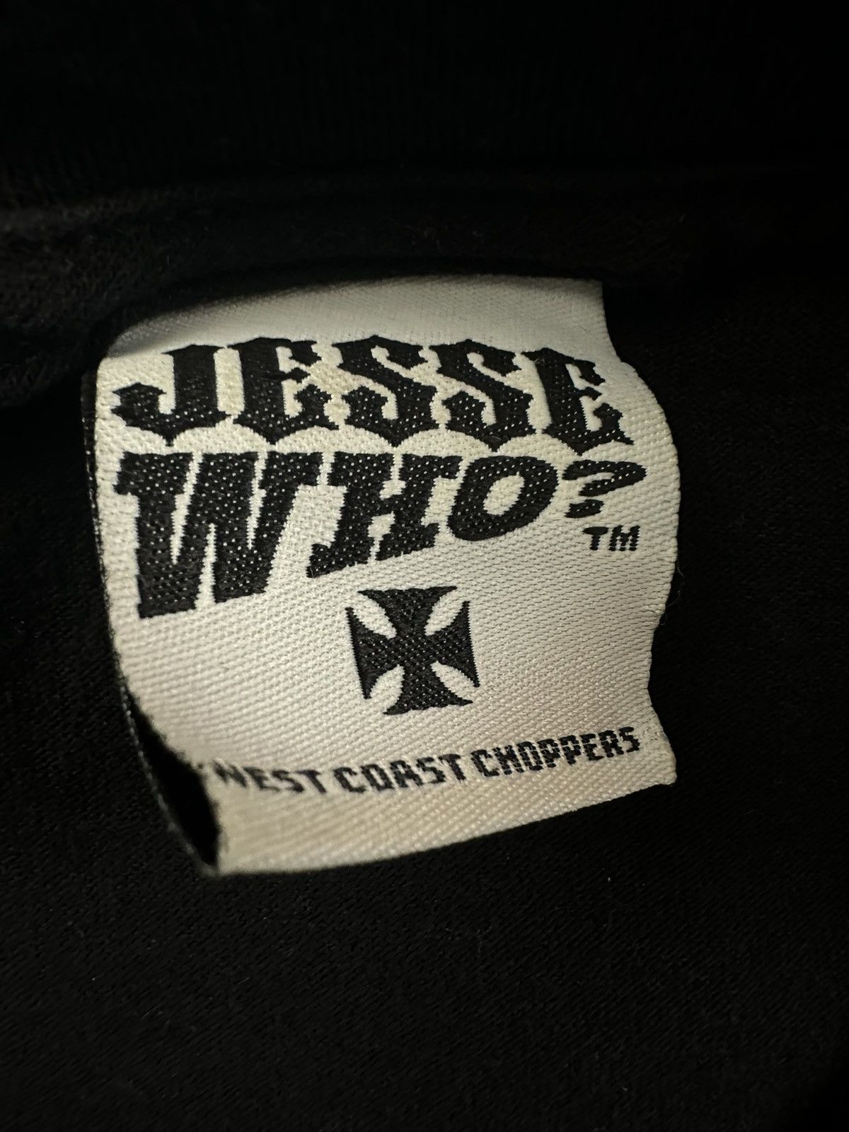Vintage Vintage Weastcoast Choppers Tropical Cross Logo Tee Black Size US XXL / EU 58 / 5 - 5 Thumbnail