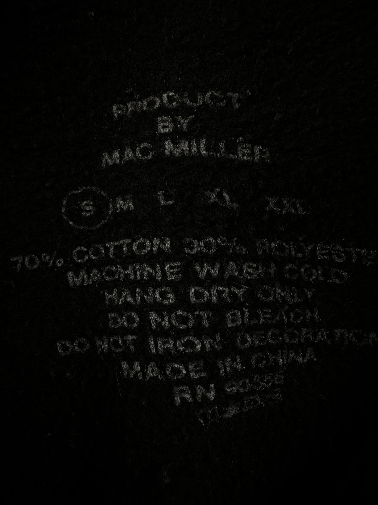 Mac Miller Mac Miller Black 92 to Infinity Logo Hoodie Sz. Small Size US S / EU 44-46 / 1 - 5 Thumbnail