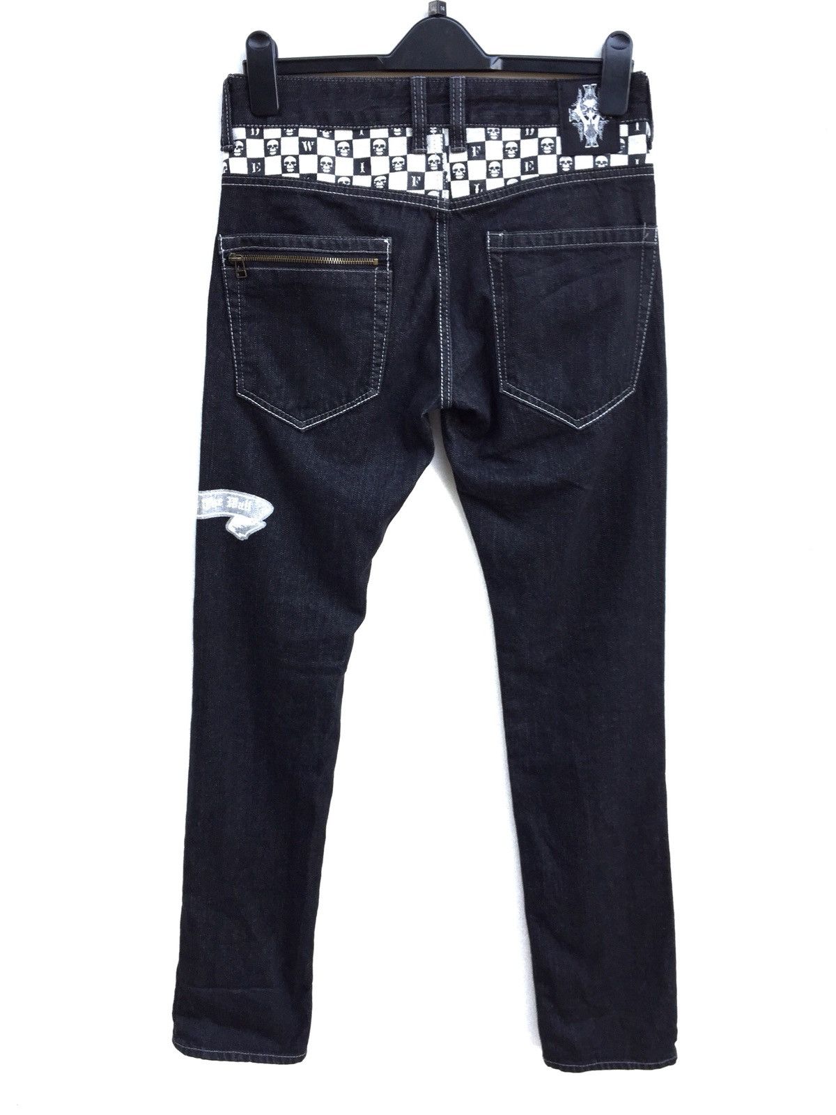 Japanese Brand Japanese Brand Wild Life Embroidered Skull Jeans Size US 30 / EU 46 - 2 Thumbnail