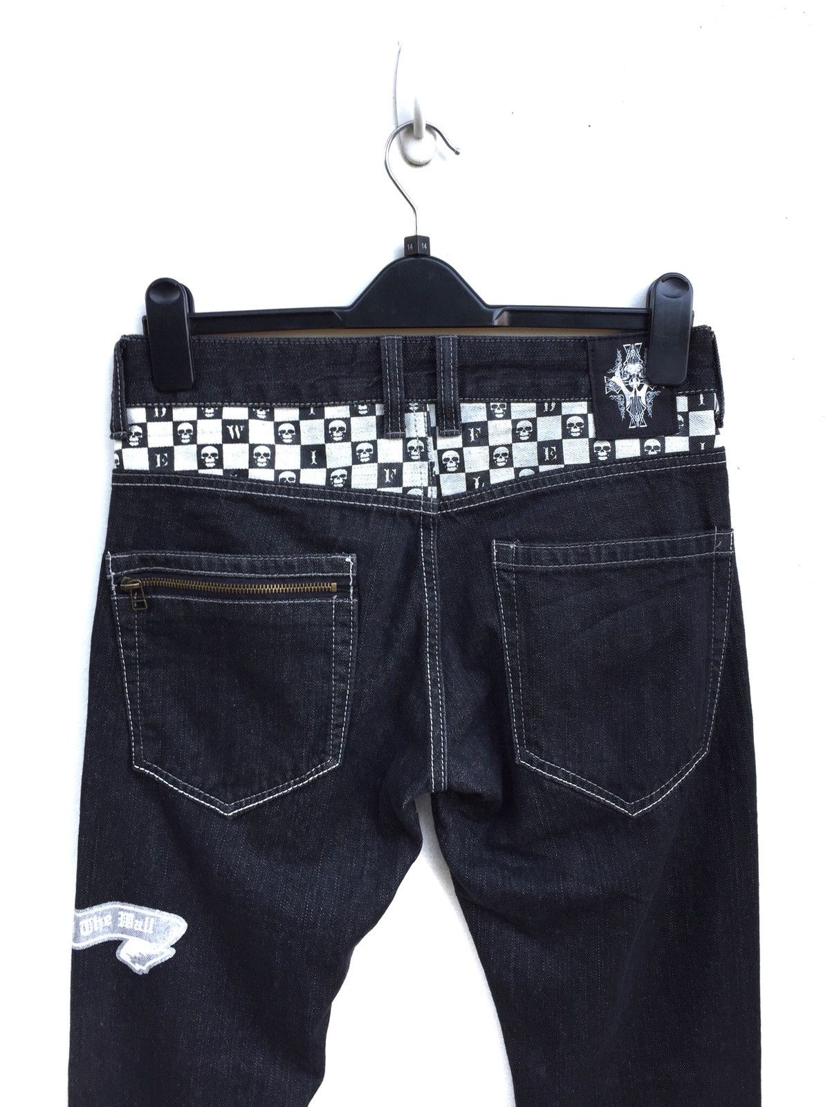 Japanese Brand Japanese Brand Wild Life Embroidered Skull Jeans Size US 30 / EU 46 - 5 Thumbnail