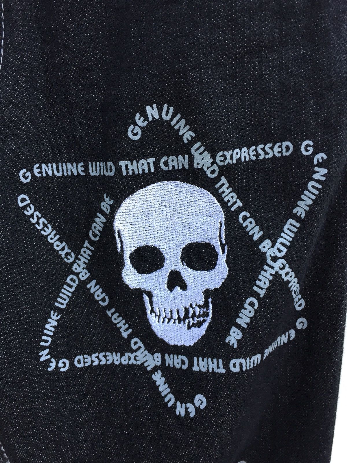 Japanese Brand Japanese Brand Wild Life Embroidered Skull Jeans Size US 30 / EU 46 - 7 Thumbnail