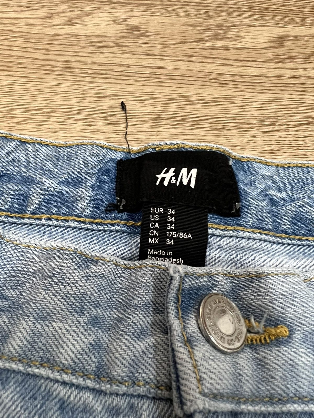 H&M 🔥MEGA RARE🔥Smiley Painter Jeans Kapital Style Size US 34 / EU 50 - 12 Thumbnail