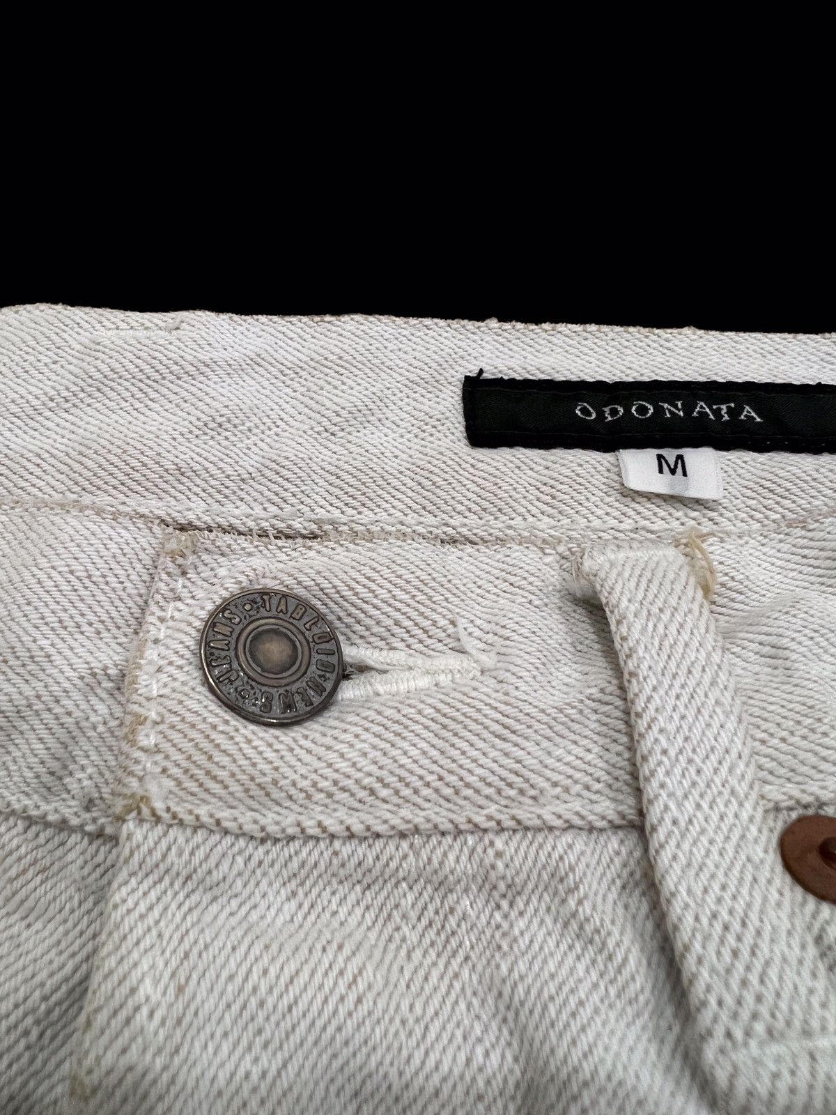 Beauty Beast × Hysteric Glamour × Japanese Brand 🔥MADE IN JAPAN ODONATA WHITE JEANS HYSTERIC GLAMOUR STYLE Size US 30 / EU 46 - 14 Thumbnail