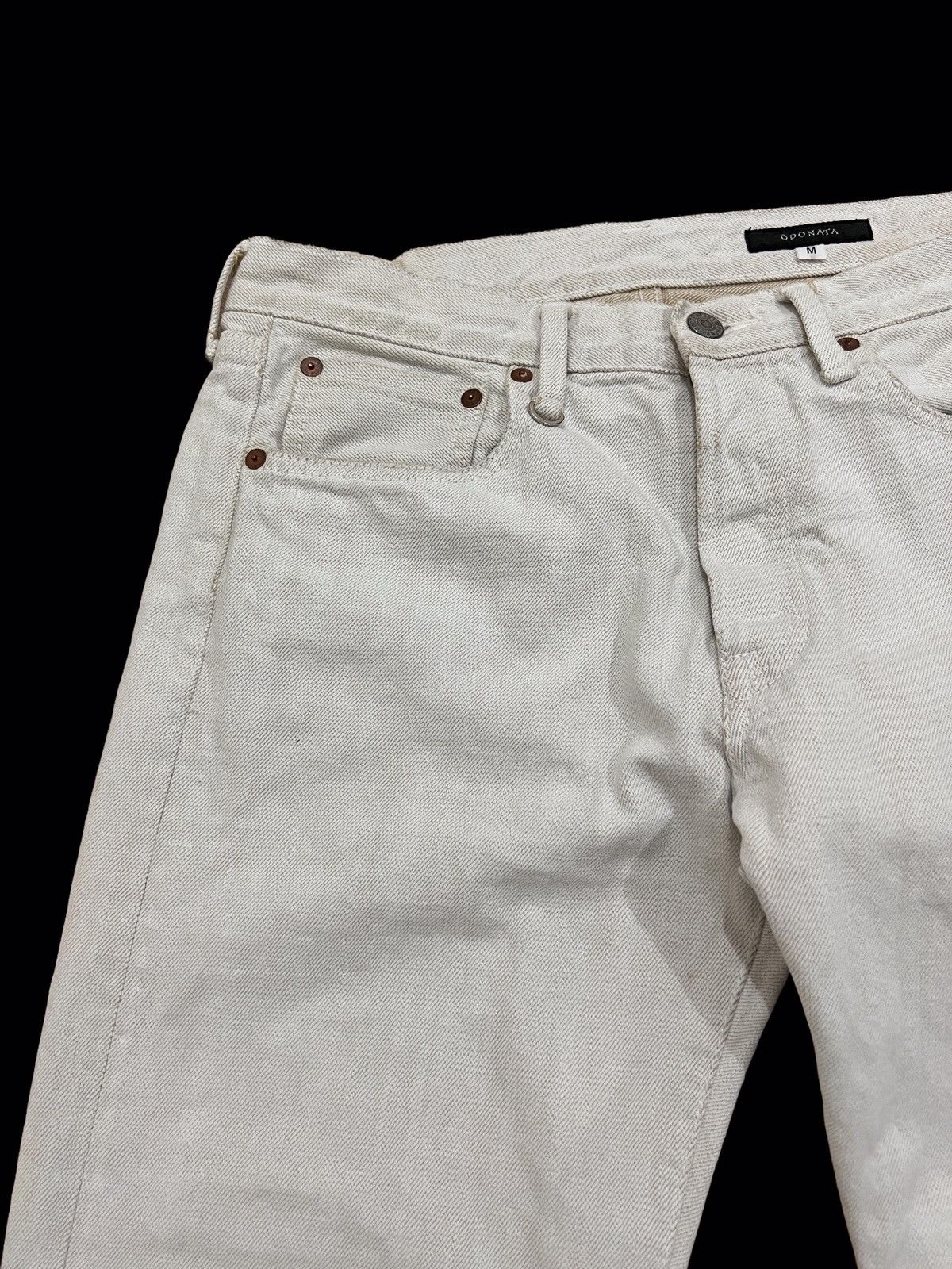 Beauty Beast × Hysteric Glamour × Japanese Brand 🔥MADE IN JAPAN ODONATA WHITE JEANS HYSTERIC GLAMOUR STYLE Size US 30 / EU 46 - 5 Thumbnail