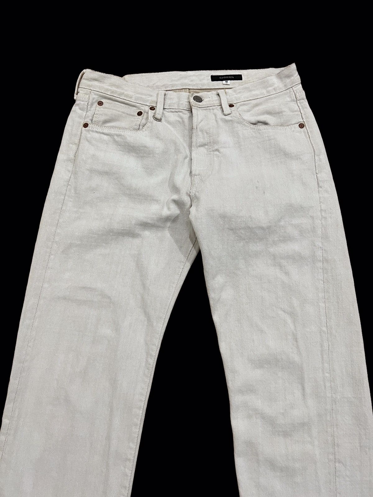 Beauty Beast × Hysteric Glamour × Japanese Brand 🔥MADE IN JAPAN ODONATA WHITE JEANS HYSTERIC GLAMOUR STYLE Size US 30 / EU 46 - 3 Thumbnail