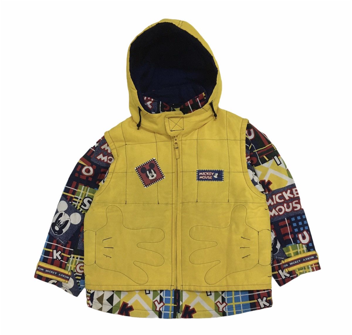 Mickey Mouse Double Layer Kids Hoodie