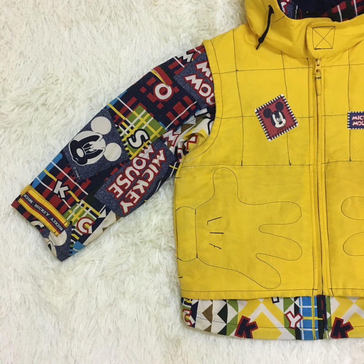 Disney × Mickey Mouse Mickey Mouse Double Layer Kids Hoodie Size US XS / EU 42 / 0 - 4 Thumbnail