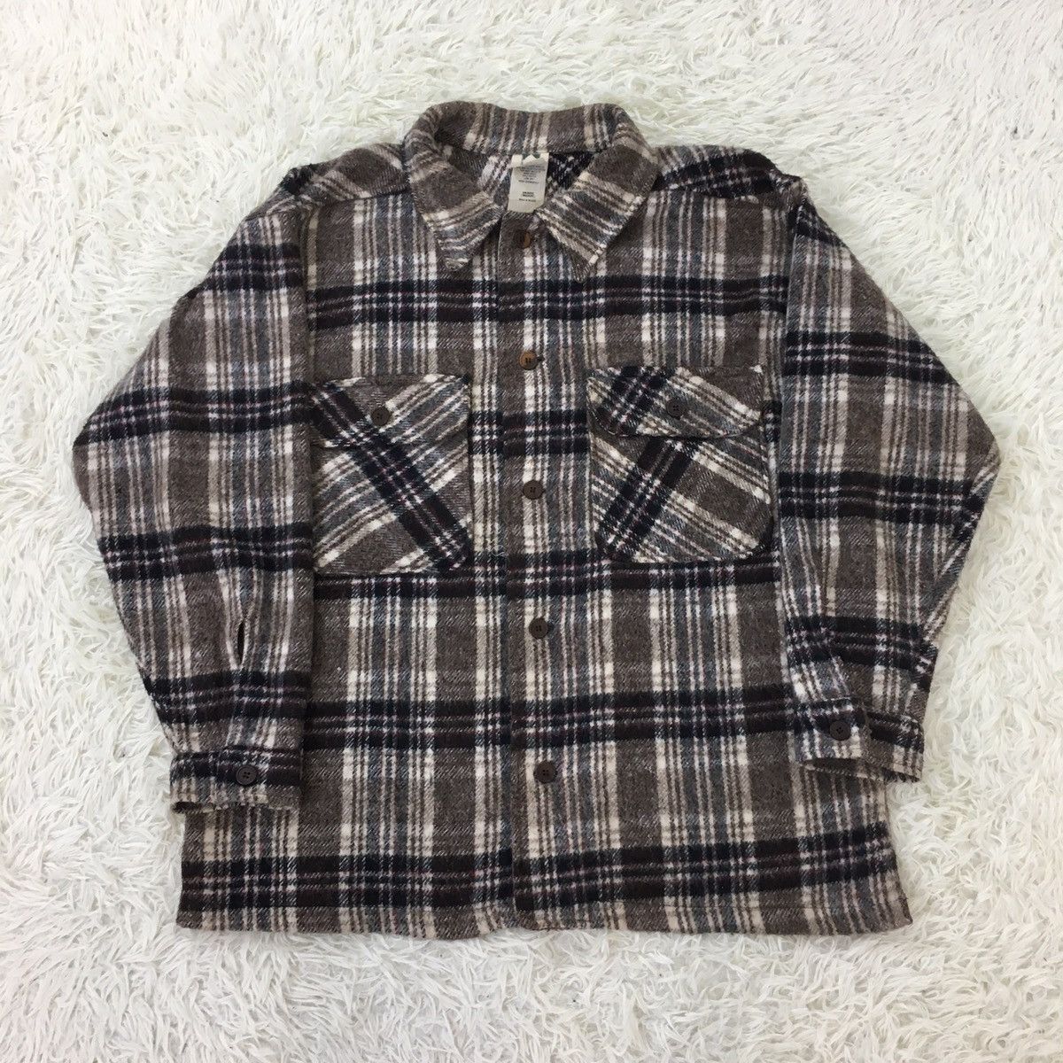 Flannel × Vintage Vintage Mexican Flannel Size US M / EU 48-50 / 2 - 1 Thumbnail