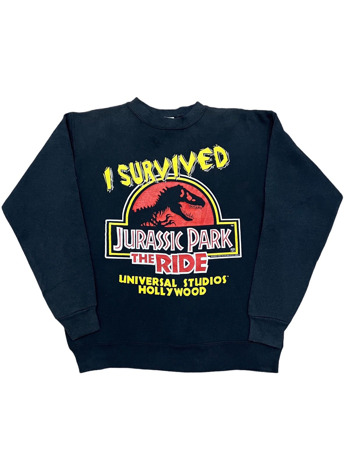 Vintage 96 Jurassic Park Sun Faded Movie Sweater