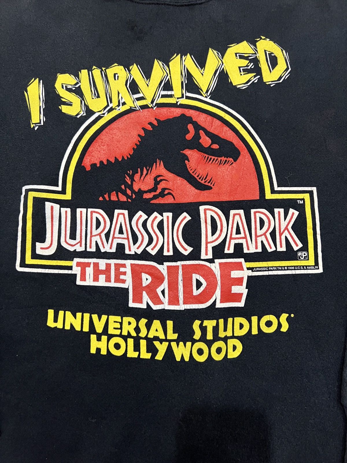 Vintage Vintage 96 Jurassic Park Sun Faded Movie Sweater Size US S / EU 44-46 / 1 - 10 Thumbnail