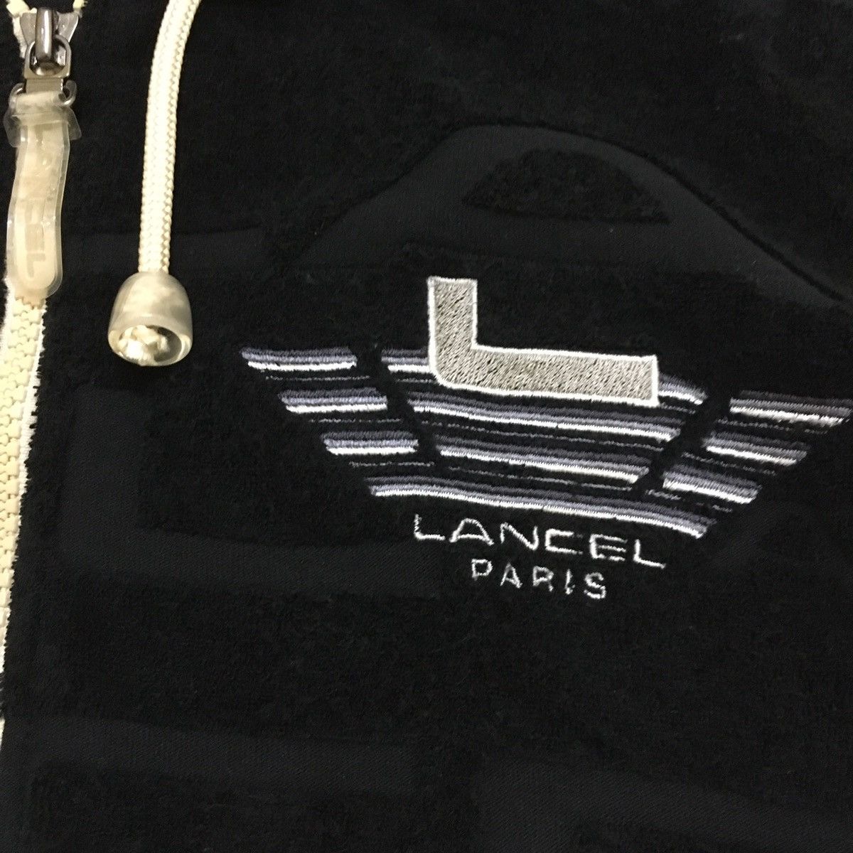 Lancel Lancel Velvet Rib Hoodie Vest Size US L / EU 52-54 / 3 - 3 Thumbnail