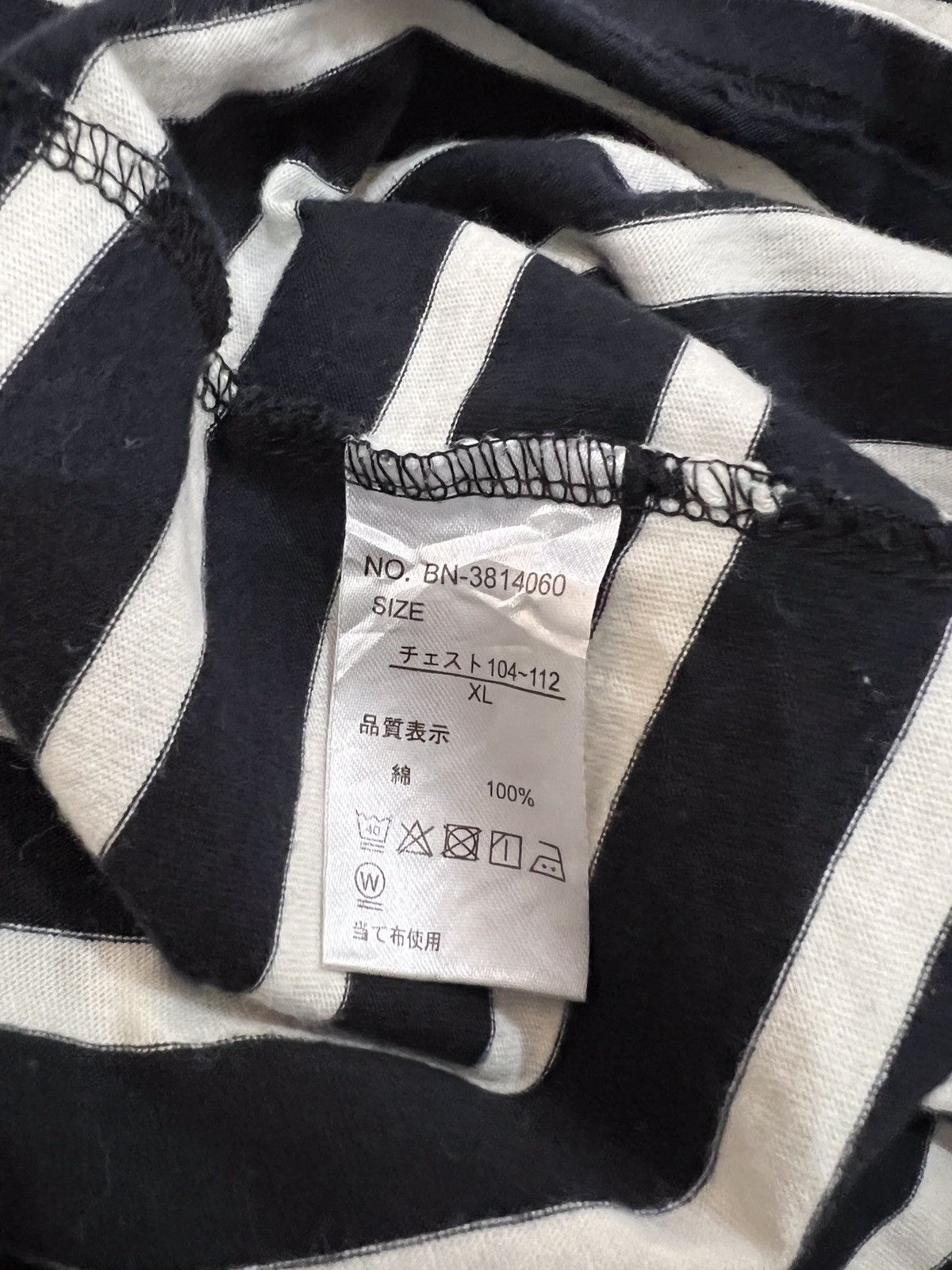 Japanese Brand Back Number x Kurt Cobain Stripes Grunge T-Shirt Size US M / EU 48-50 / 2 - 4 Thumbnail