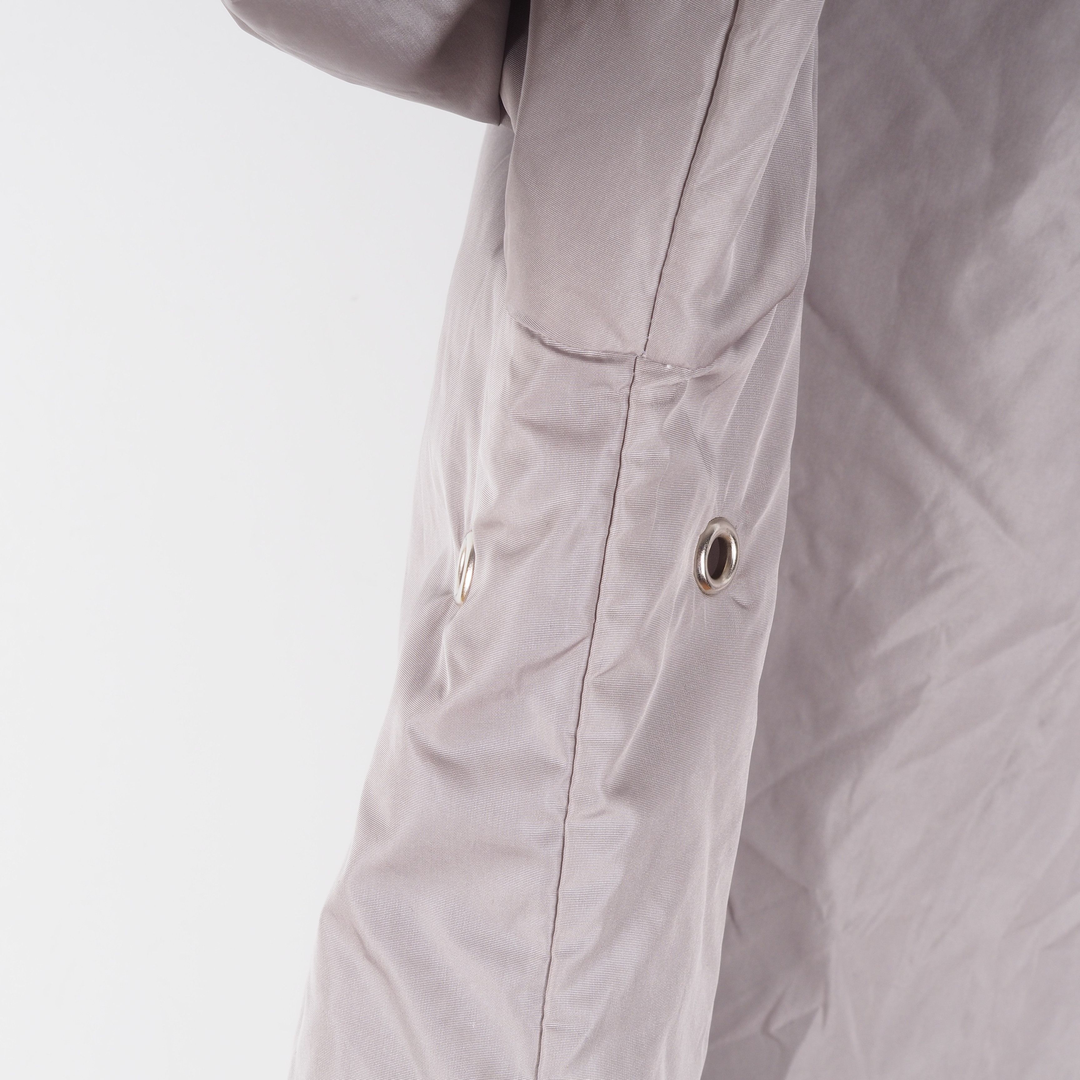 Prada Prada Vintage Gray Padded Shirt Overshirt Jacket Size US L / EU 52-54 / 3 - 3 Thumbnail