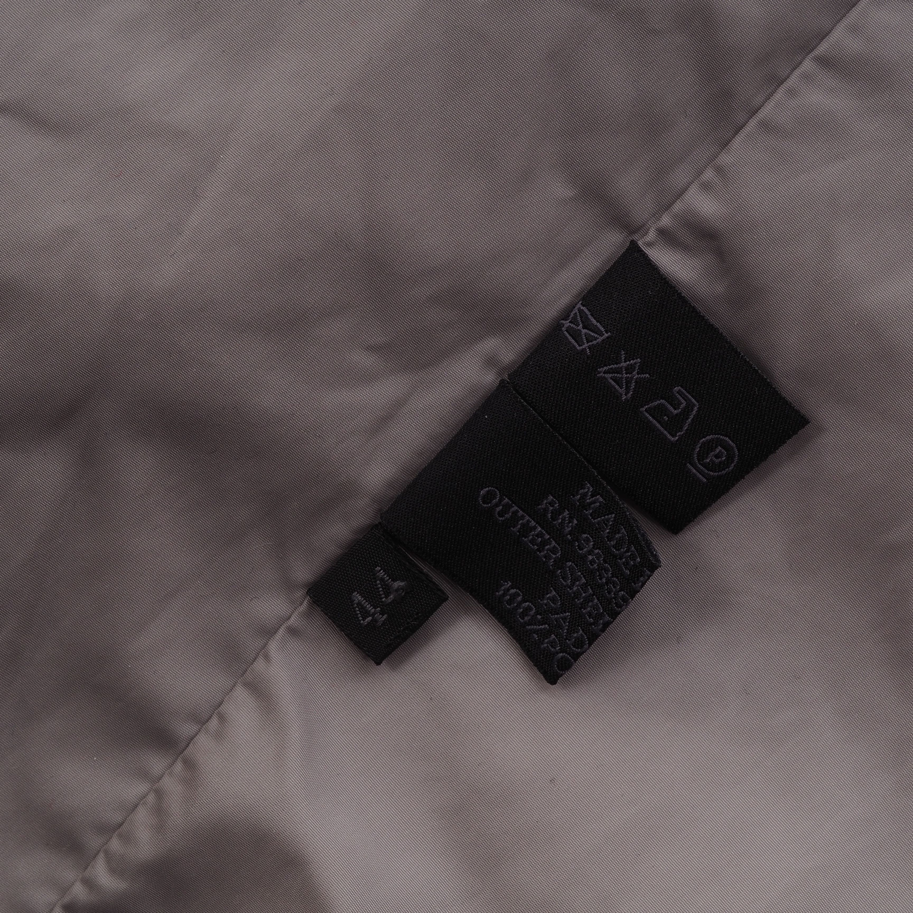 Prada Prada Vintage Gray Padded Shirt Overshirt Jacket Size US L / EU 52-54 / 3 - 6 Thumbnail