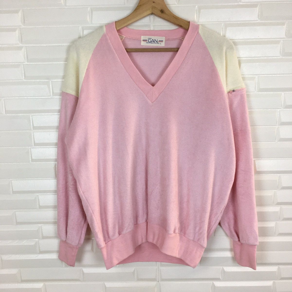 Homespun Knitwear Japanese V neck Mens Knit Wear Size US M / EU 48-50 / 2 - 1 Thumbnail