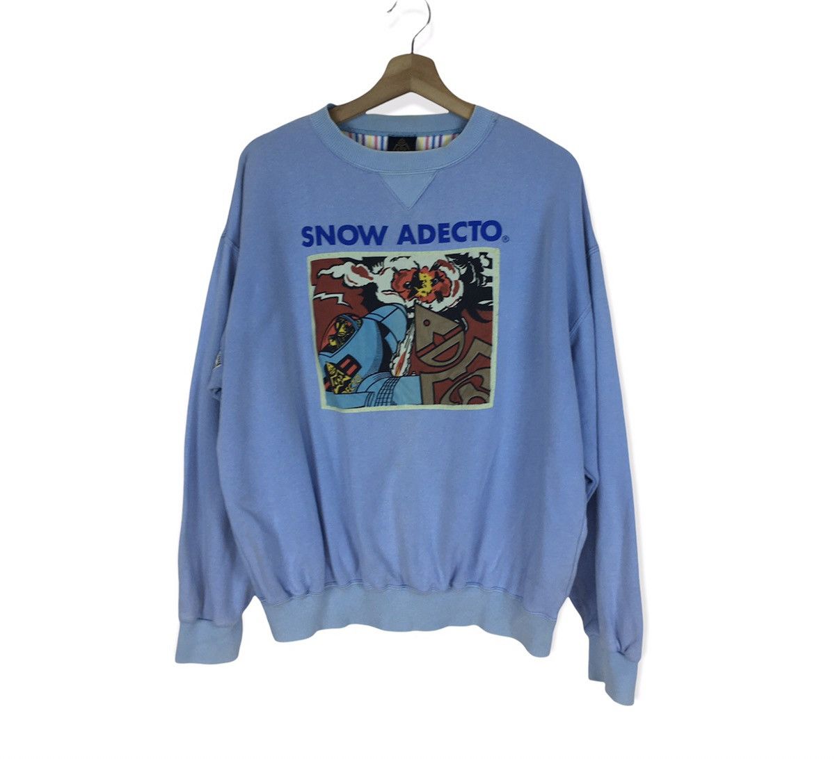 Vintage Snow Adecto Sweatshirt Size US L / EU 52-54 / 3 - 1 Thumbnail