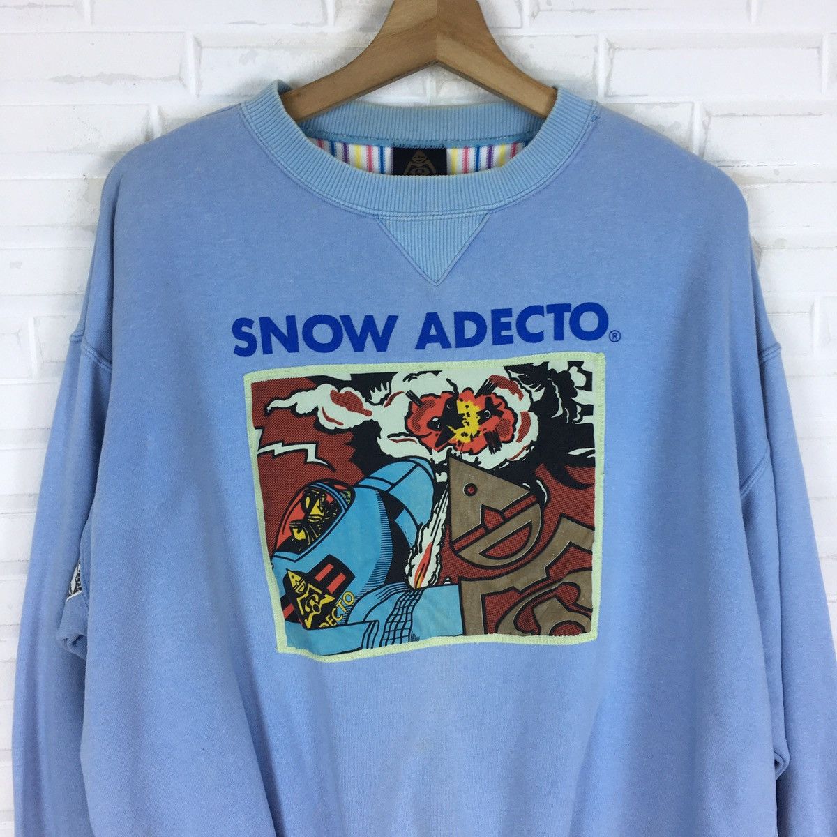 Vintage Snow Adecto Sweatshirt Size US L / EU 52-54 / 3 - 5 Thumbnail