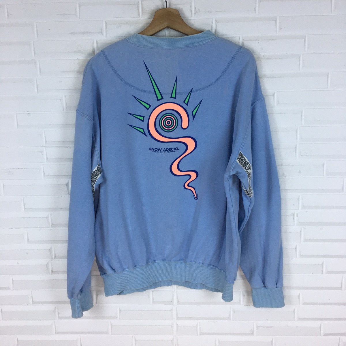 Vintage Snow Adecto Sweatshirt Size US L / EU 52-54 / 3 - 7 Thumbnail