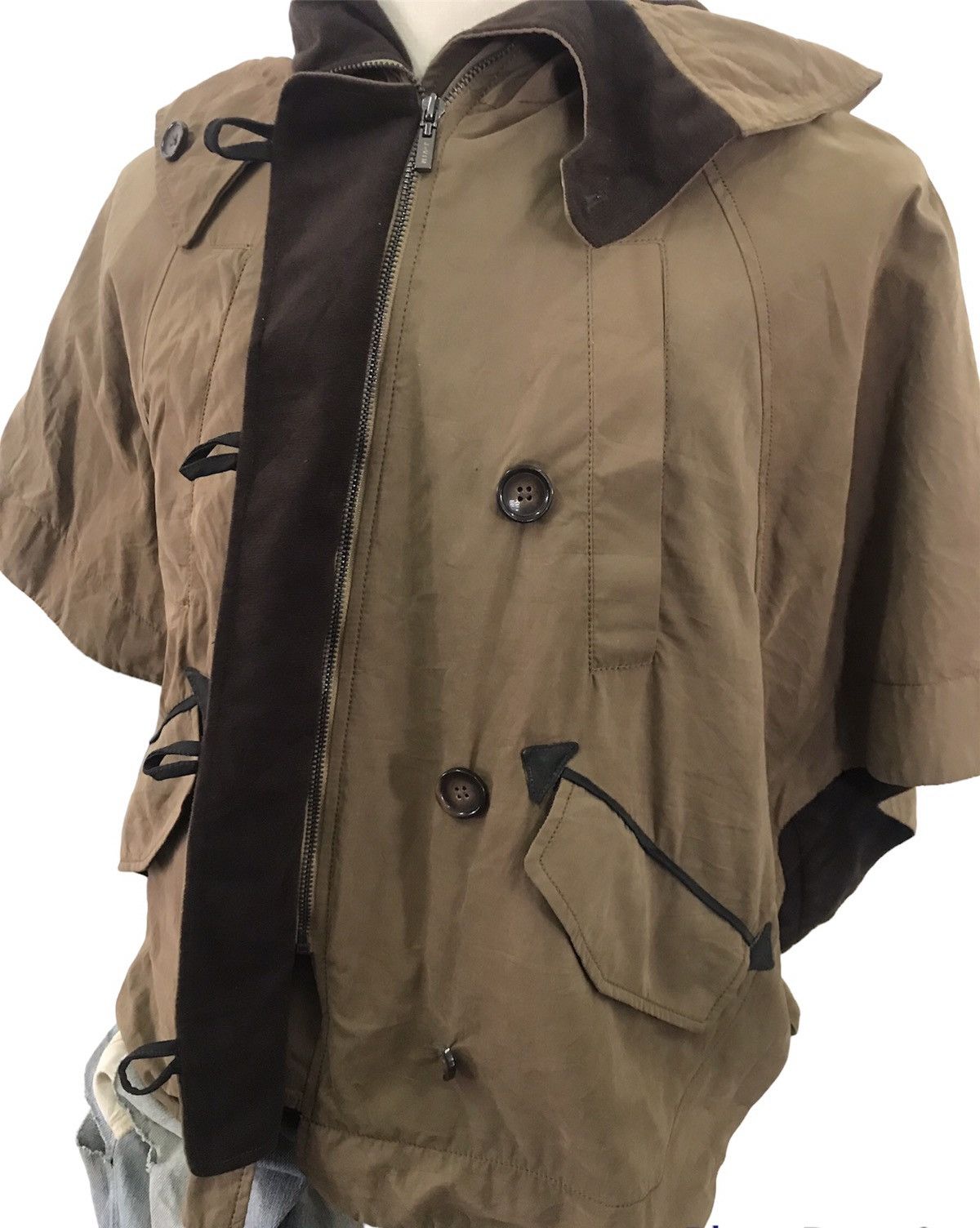 Japanese Brand Vintage Japanese Brand jvim Poncho Cloak / Cape Size US XL / EU 56 / 4 - 7 Thumbnail