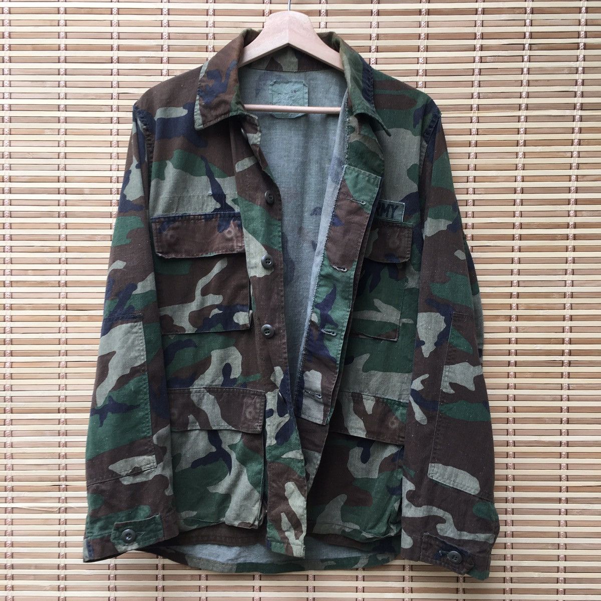 Vintage U.S. Army Camo Field Jacket Size US M / EU 48-50 / 2 - 8 Thumbnail