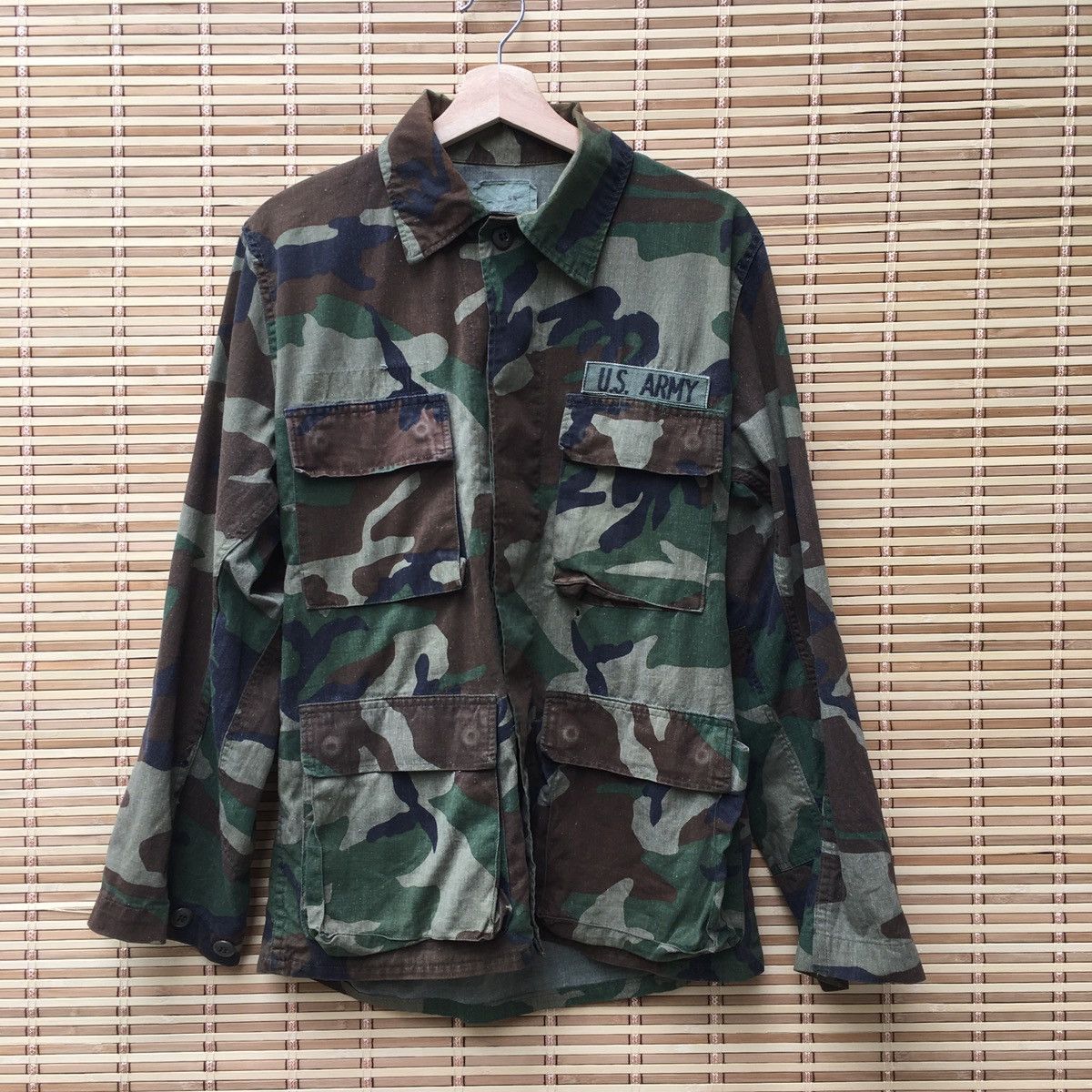 Vintage U.S. Army Camo Field Jacket Size US M / EU 48-50 / 2 - 2 Thumbnail
