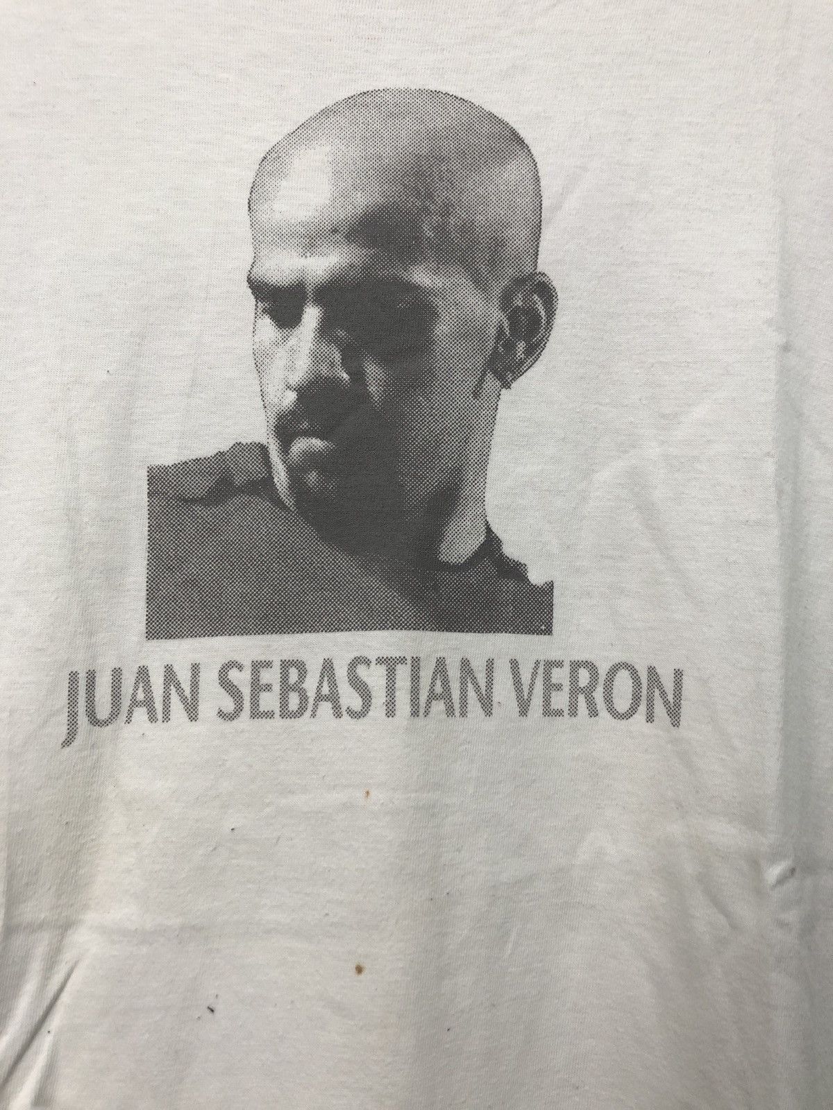 Vintage Vintage Juan Sebastian Veron Manchester United T-Shirt Size US L / EU 52-54 / 3 - 2 Thumbnail
