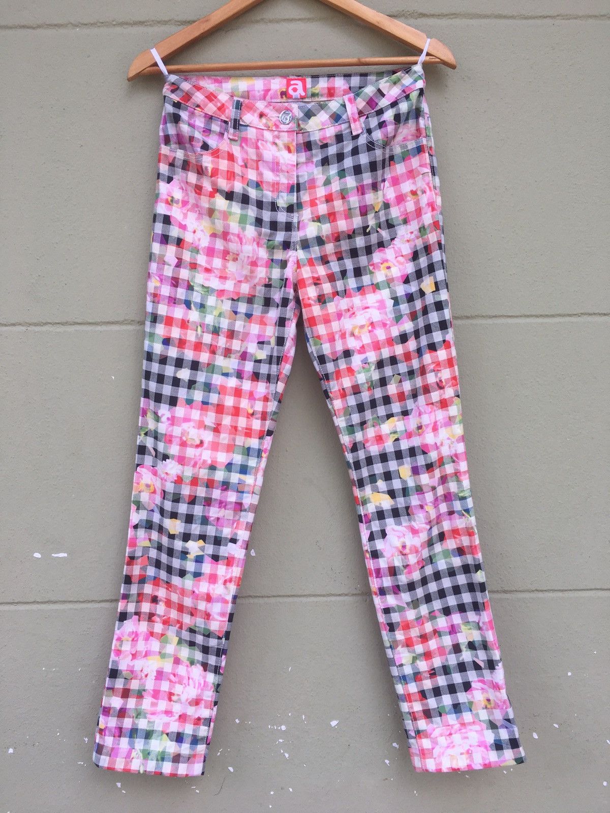 Other Japanese Multicolour Flower Women Pant Size 28" / US 6 / IT 42 - 3 Thumbnail