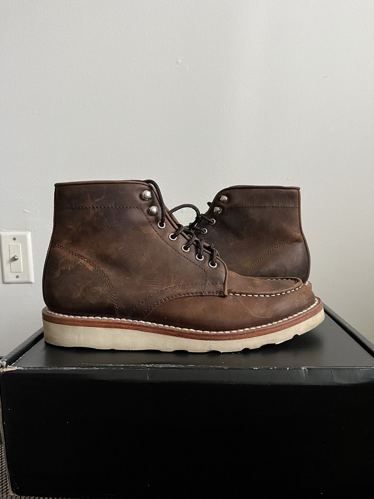 Thursday Boots Thursday Boots Diplomat Work Boots in Arizona Adobe ...