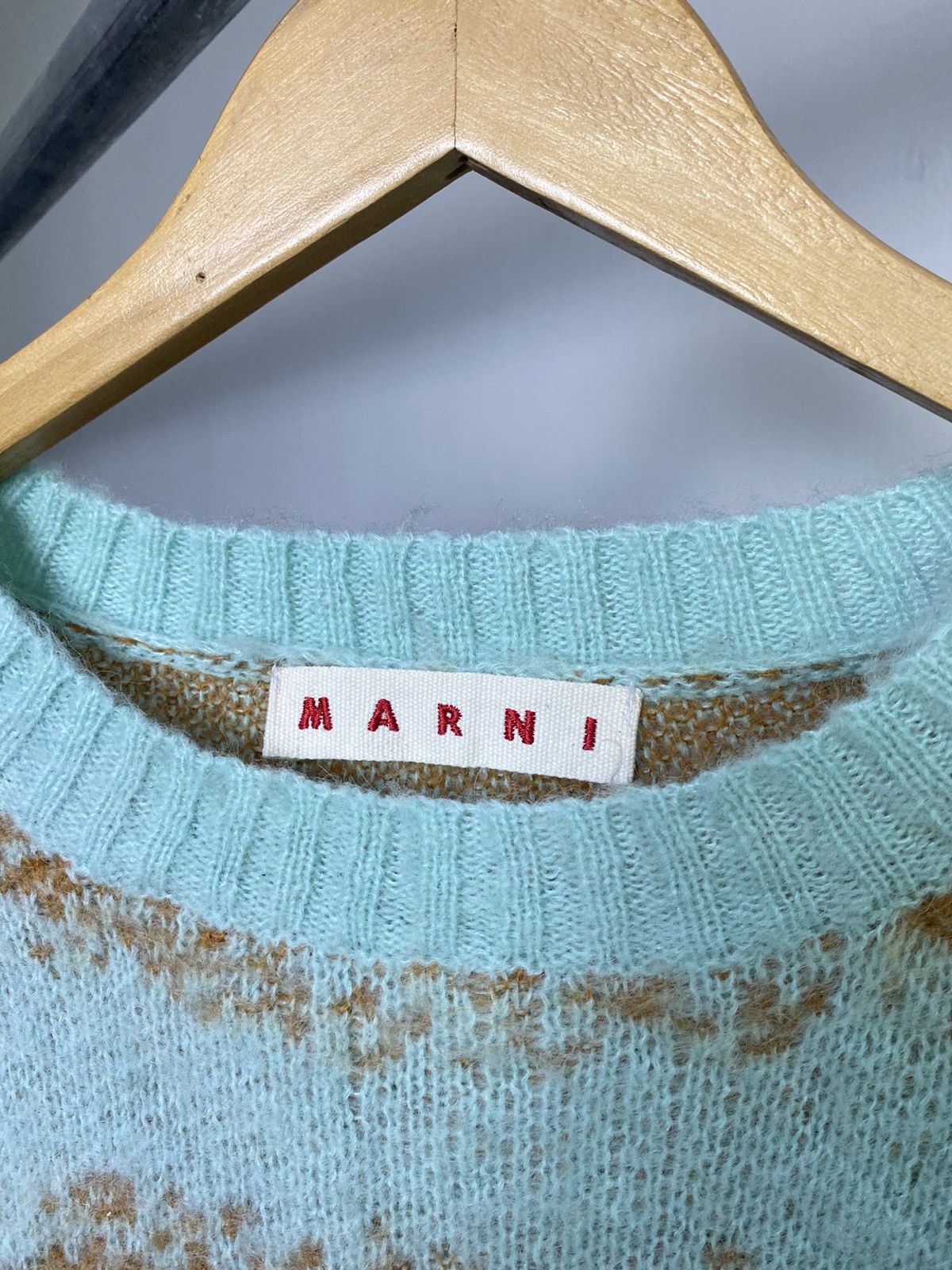 Marni Marni Speckled Stripe Mohair Sweater Size US L / EU 52-54 / 3 - 2 Thumbnail