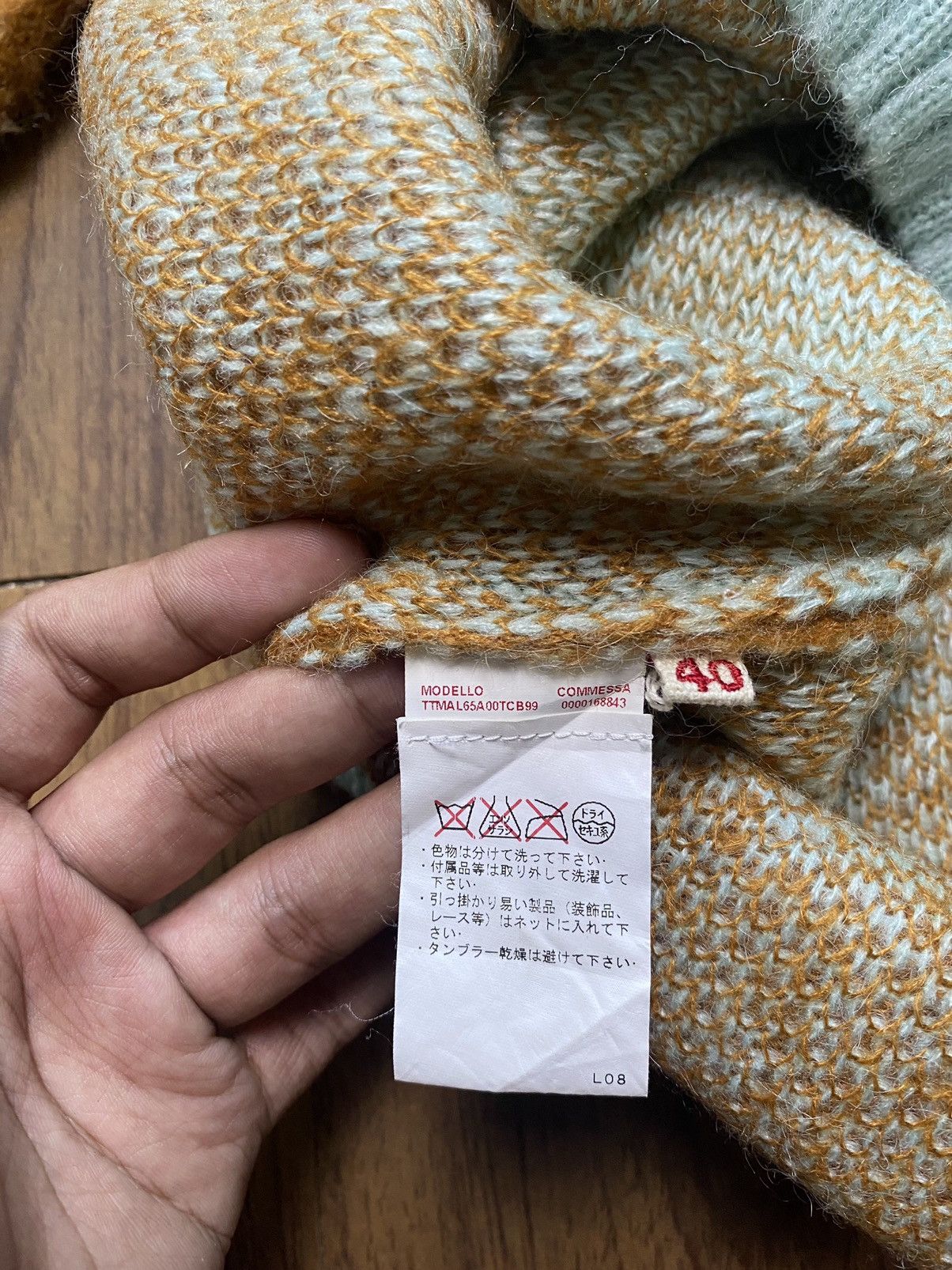 Marni Marni Speckled Stripe Mohair Sweater Size US L / EU 52-54 / 3 - 3 Thumbnail