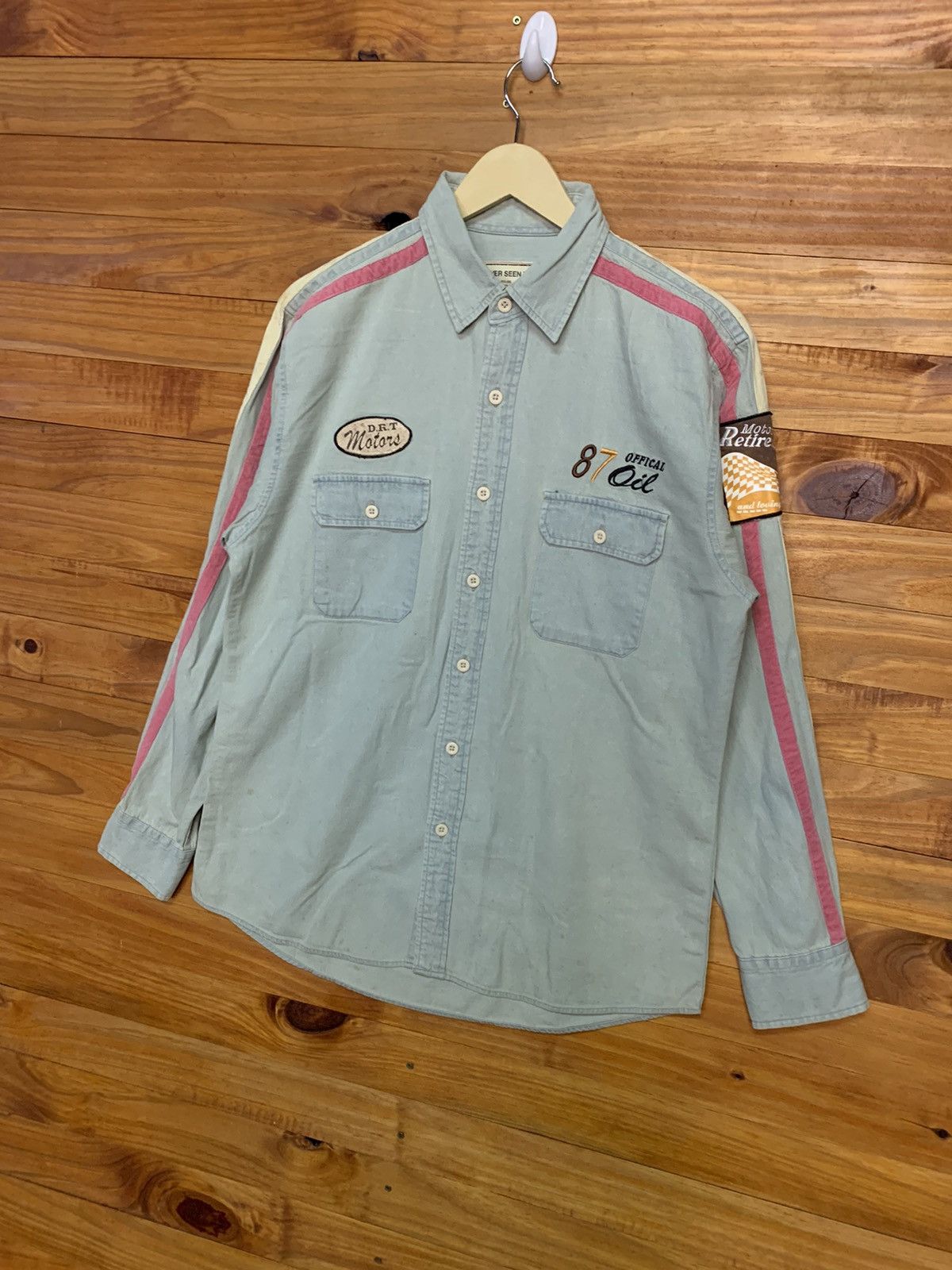 Japanese Brand vintage Never Seen Things Work Shirt Size US M / EU 48-50 / 2 - 2 Thumbnail