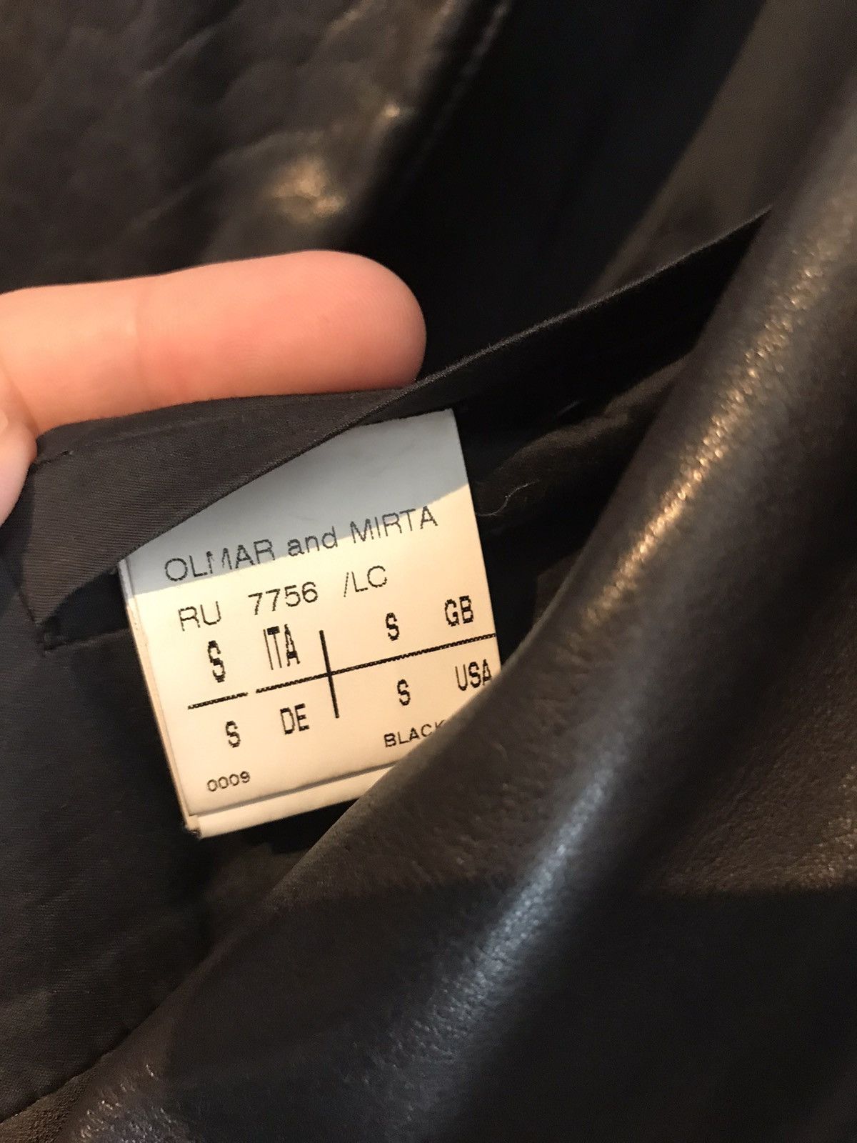 Rick Owens ss09 ”STRUTTER” calf leather jacket Size US S / EU 44-46 / 1 - 5 Thumbnail