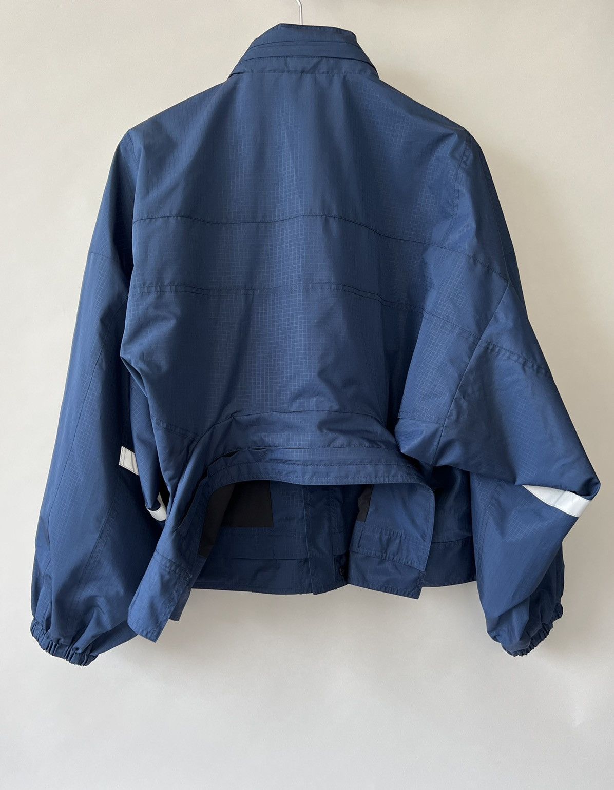 Balenciaga 🔥$2.6K VALUE🔥 Balenciaga Blue Upside Down Windbreaker Jacket Size US L / EU 52-54 / 3 - 1 Thumbnail
