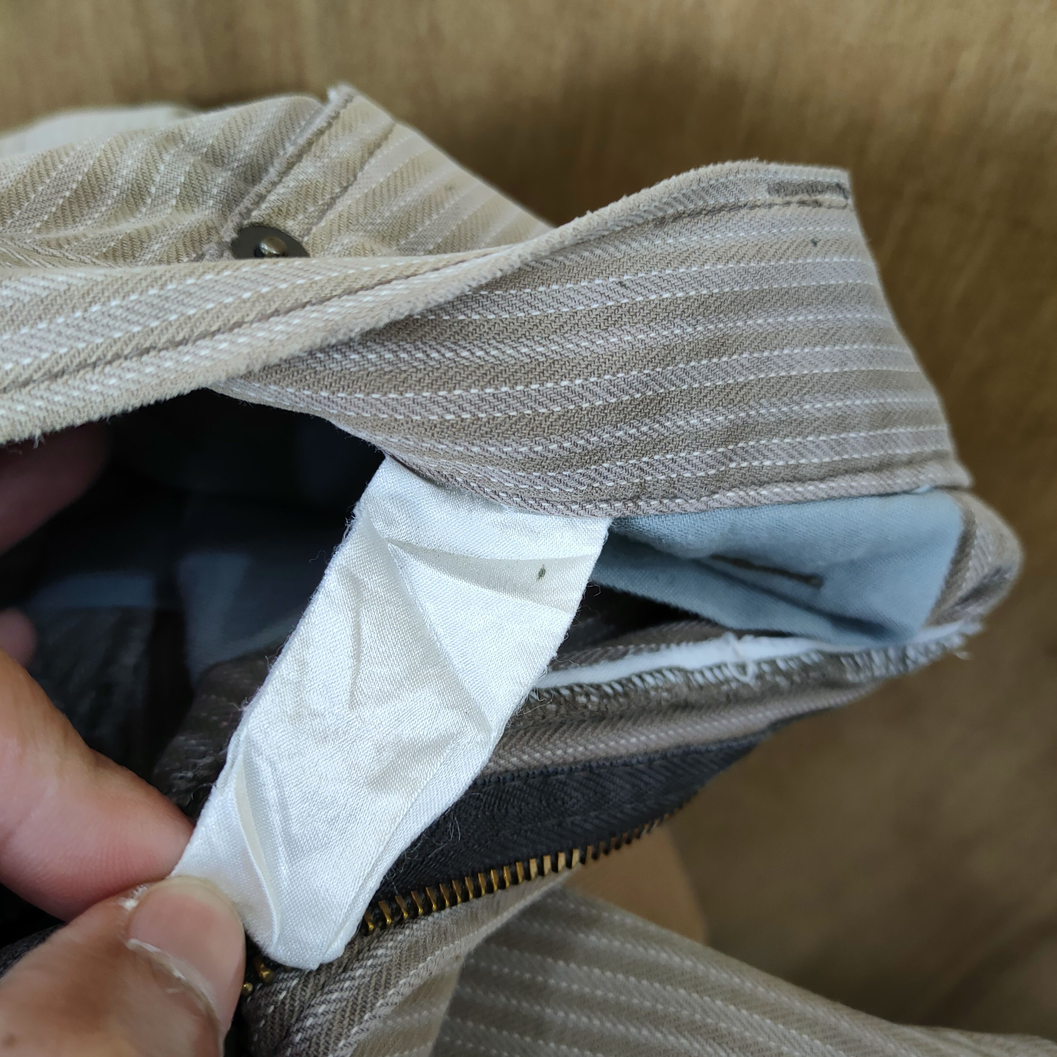 Japanese Brand IKKA MULTIPOCKET POCKET STRIPE CARGO PANTS Size US 30 / EU 46 - 14 Thumbnail