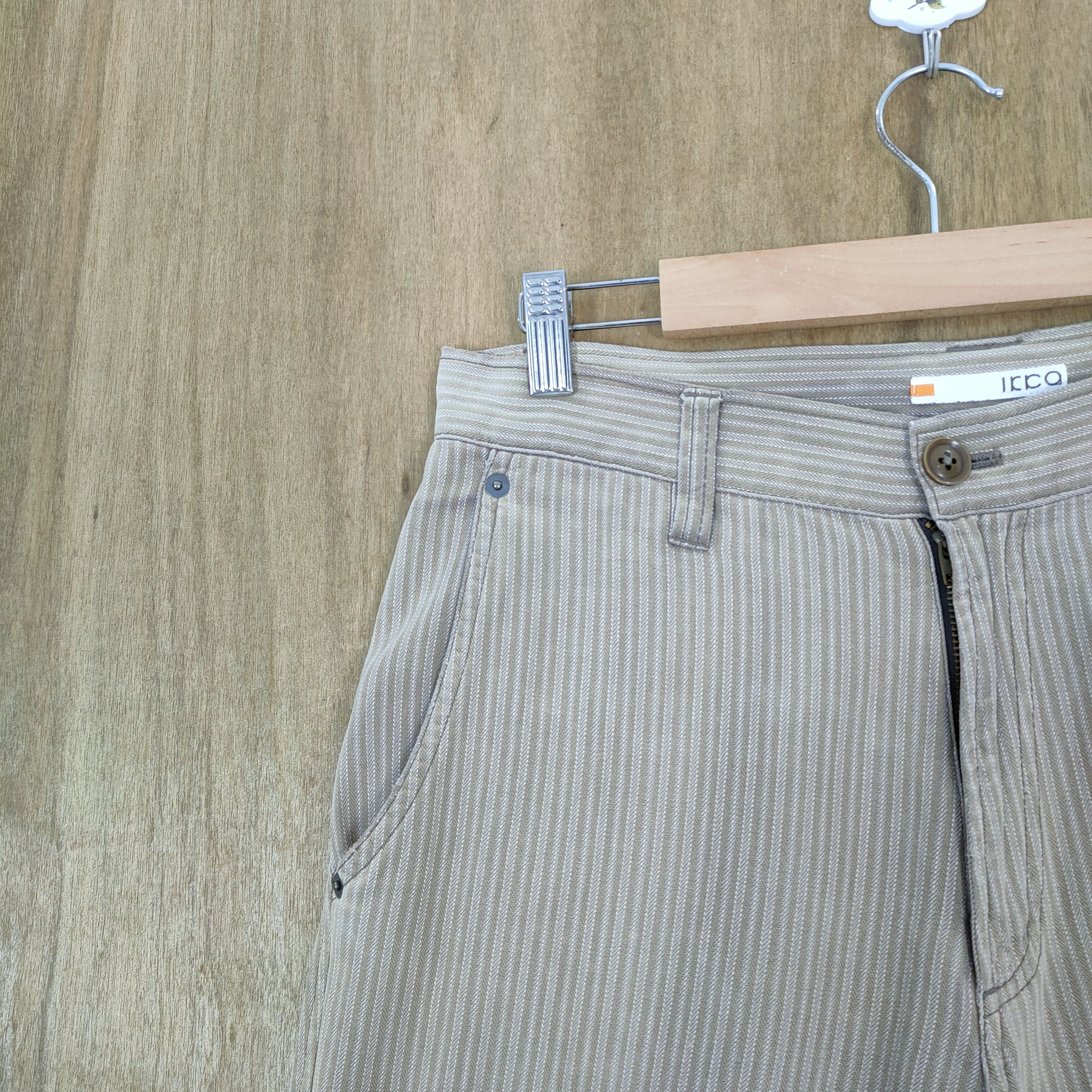 Japanese Brand IKKA MULTIPOCKET POCKET STRIPE CARGO PANTS Size US 30 / EU 46 - 4 Thumbnail