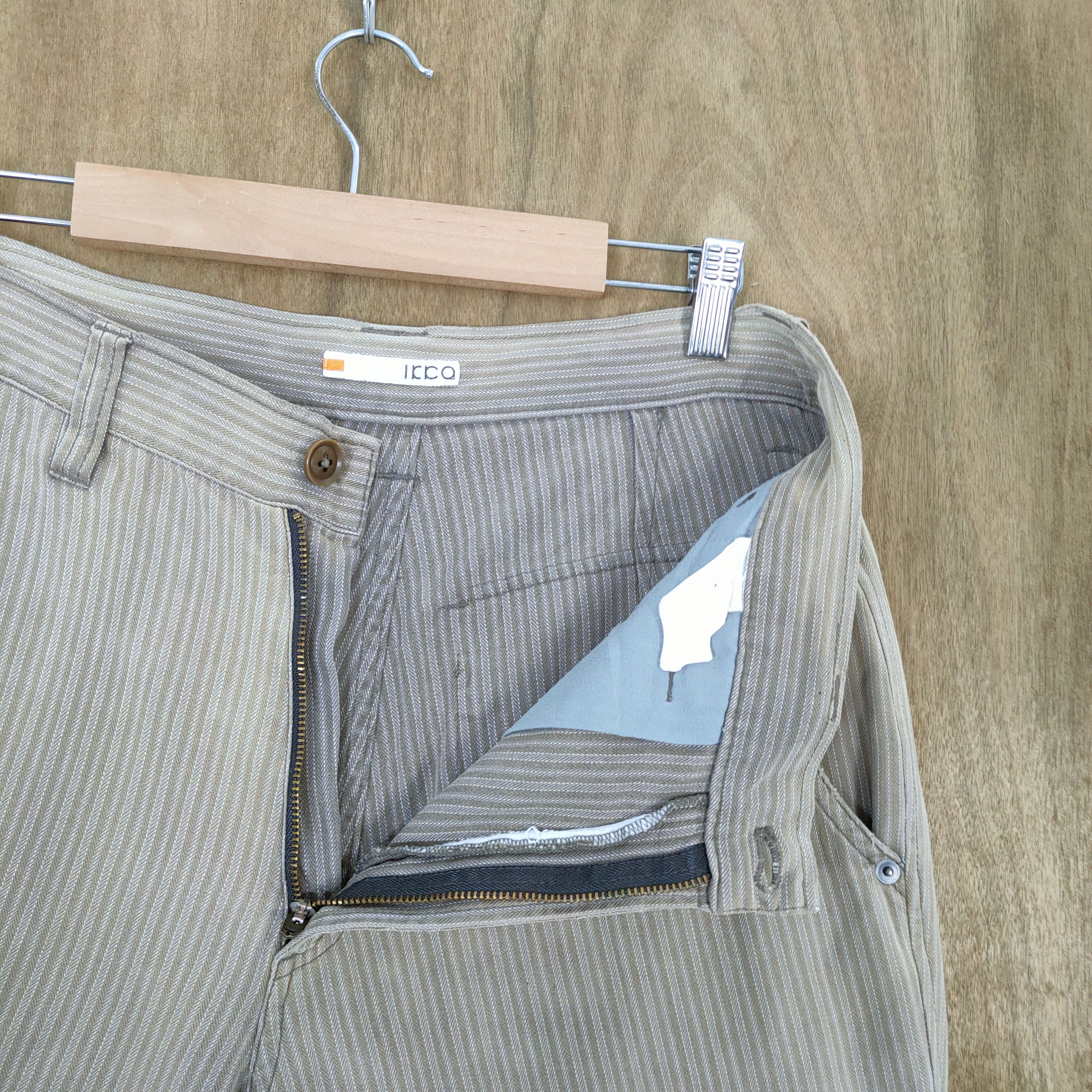 Japanese Brand IKKA MULTIPOCKET POCKET STRIPE CARGO PANTS Size US 30 / EU 46 - 13 Thumbnail