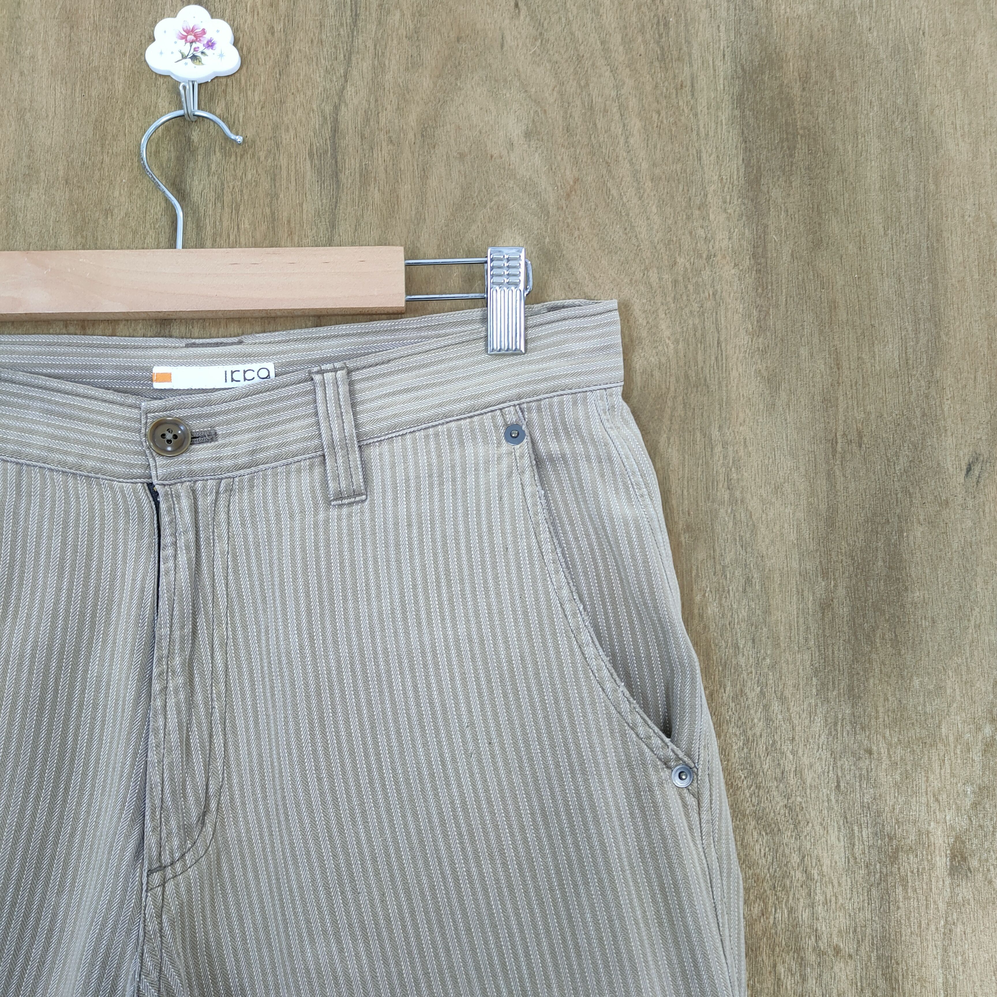 Japanese Brand IKKA MULTIPOCKET POCKET STRIPE CARGO PANTS Size US 30 / EU 46 - 5 Thumbnail